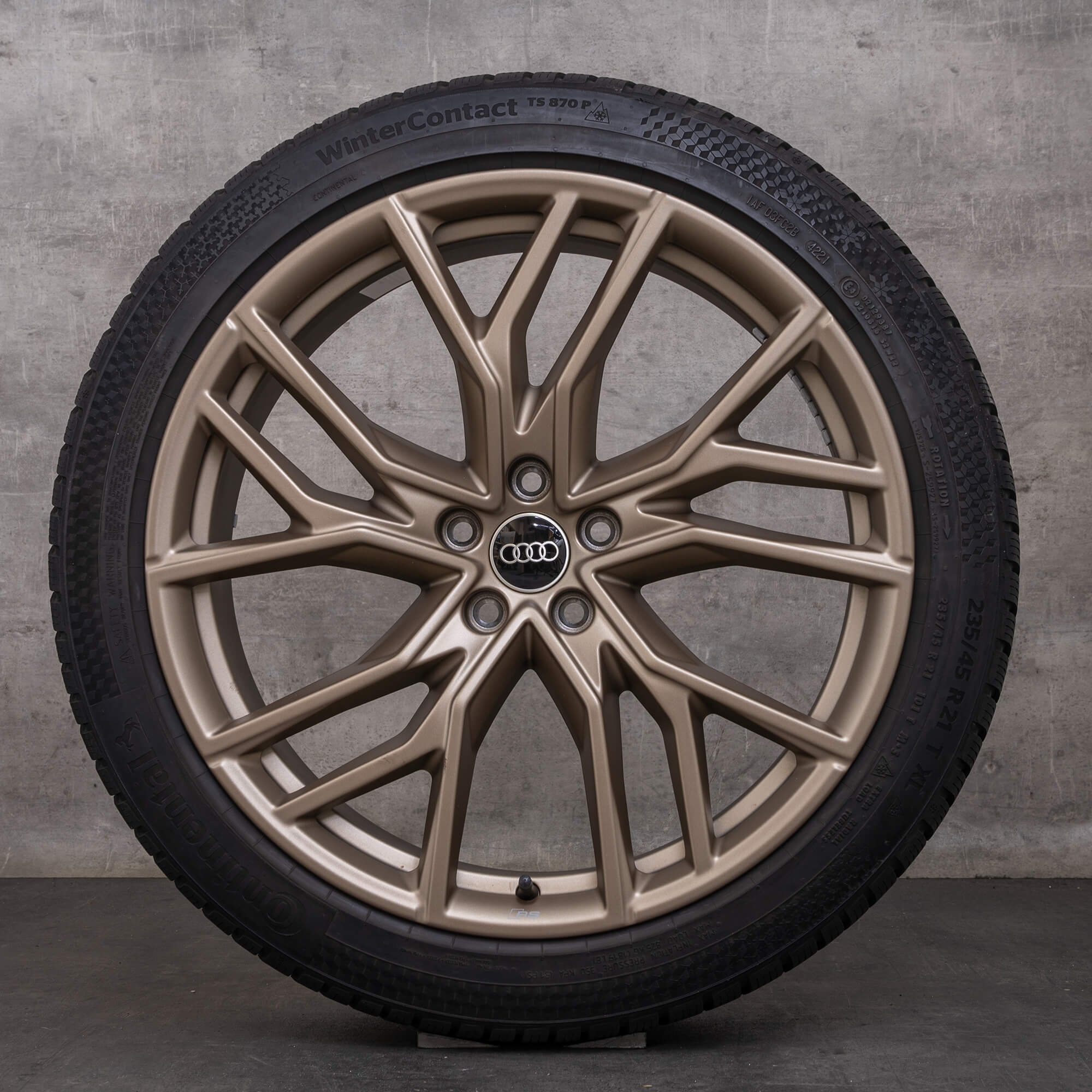 Alkuperäiset Aidot Audi Q4 e-tron & Sportback talvirenkaat 21 tuuman F4-vanteet 89A601025P 89A601025Q aurum