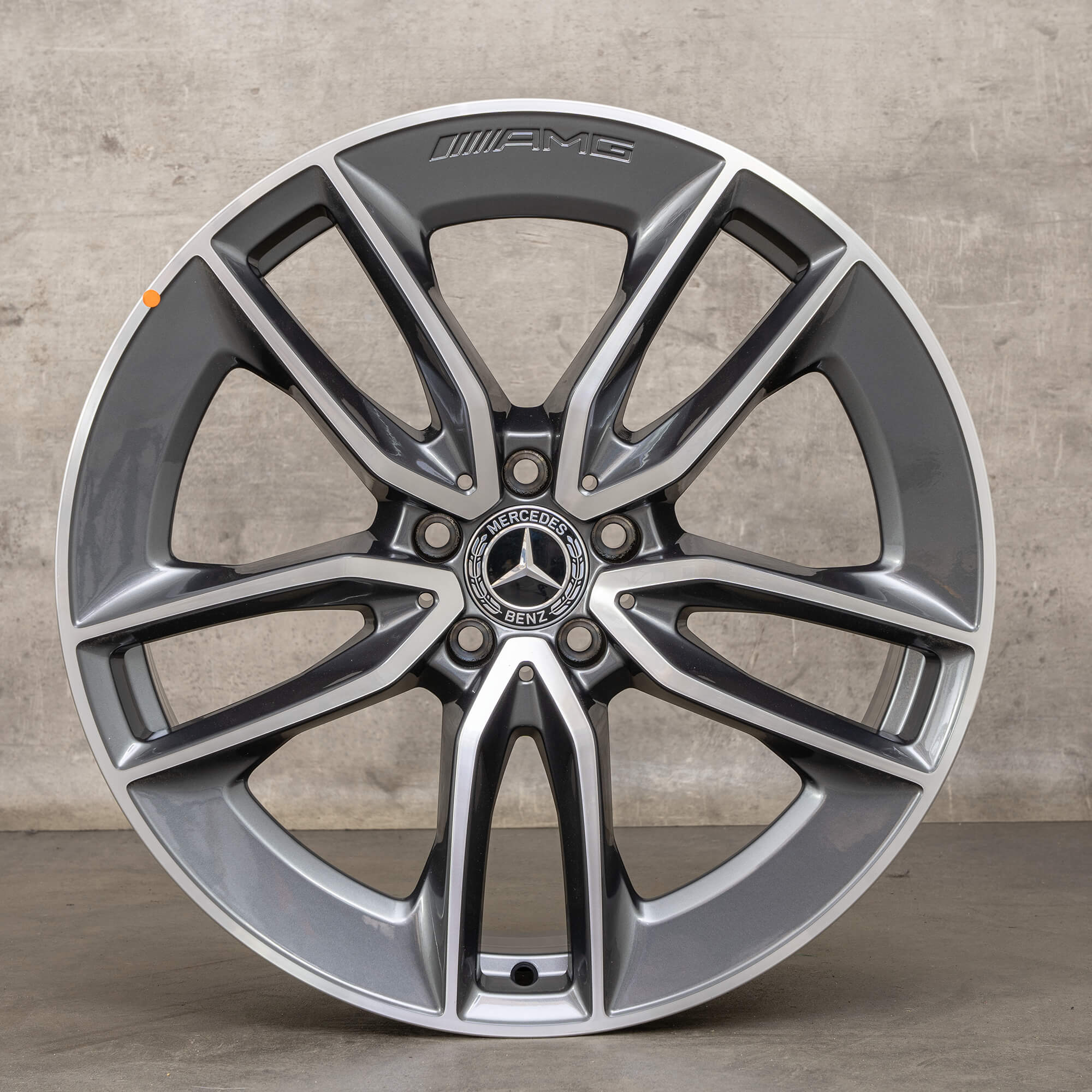Original Mercedes Benz Clase E AMG llantas 20 pulgadas E43 E53 W213 W238 A2134014900 A2134015000 himalya gris brillante torneado NUEVO