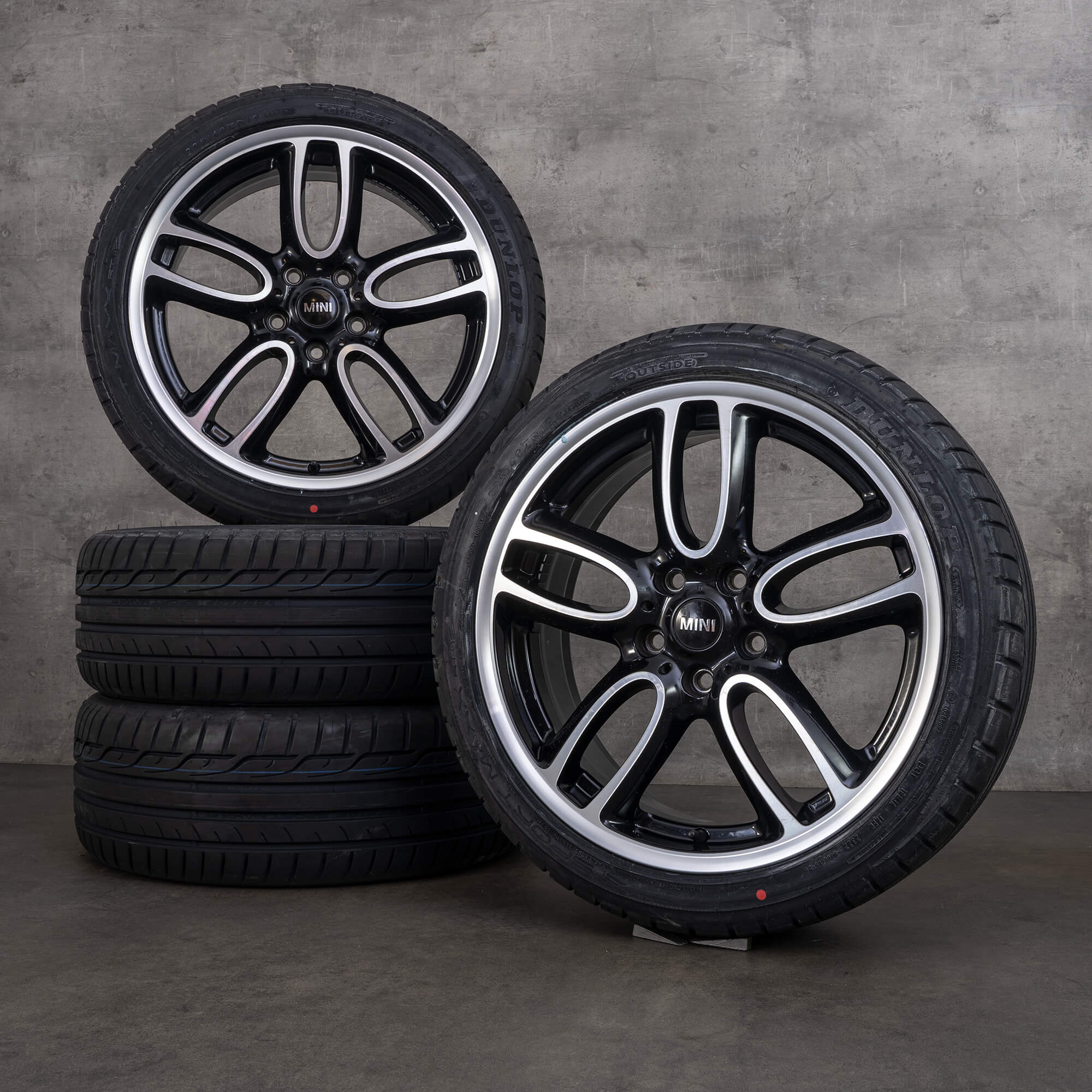Mini R60 Steel Rims OEM Mini Pacemann snow tire packages 19 inch R60 R61 rims 6798503 R129 ...