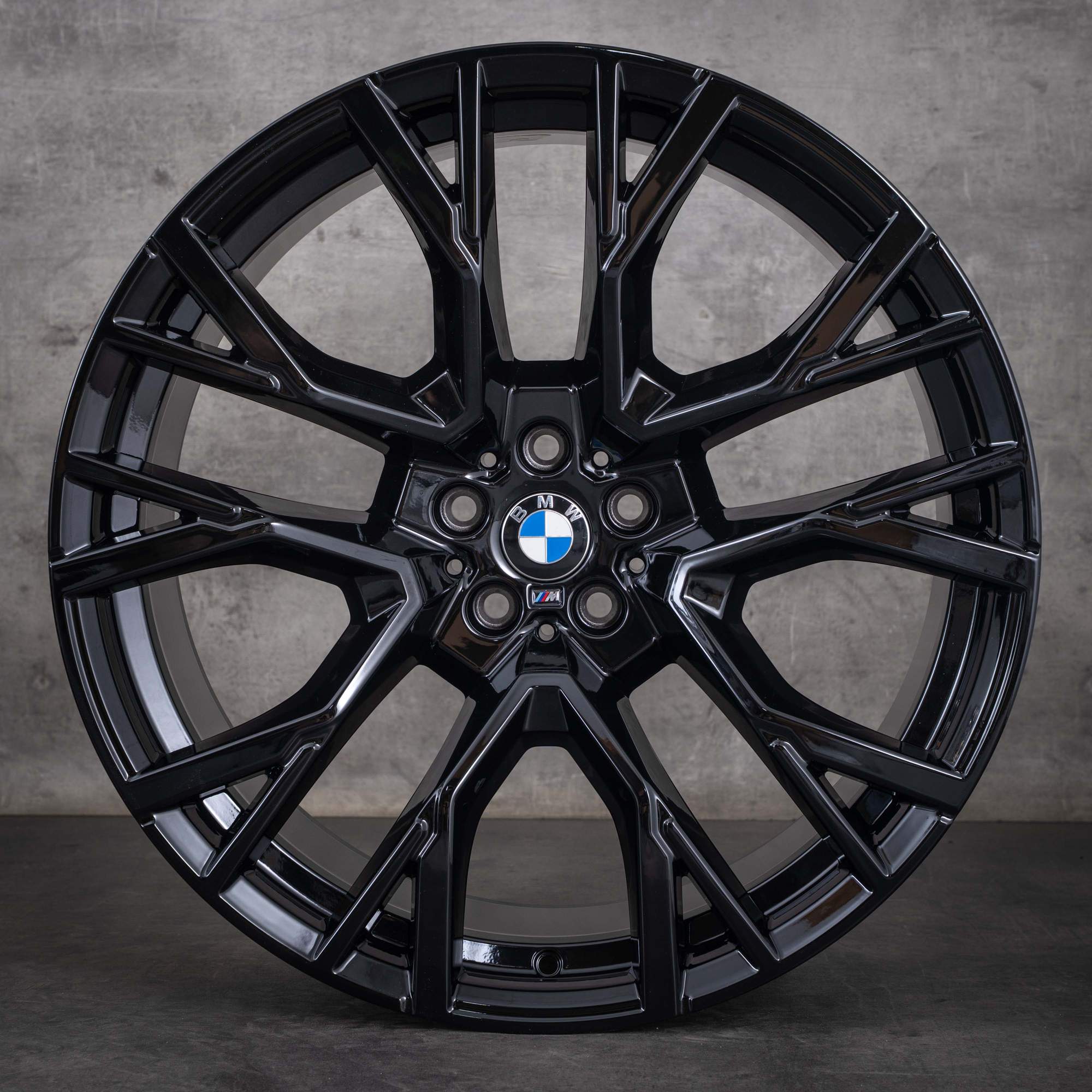 Alkuperäiset BMW X5M X6M vanteet 21–22 tuumaa F95 F96 Styling 809 M 8090796 8090717 kiiltävä musta