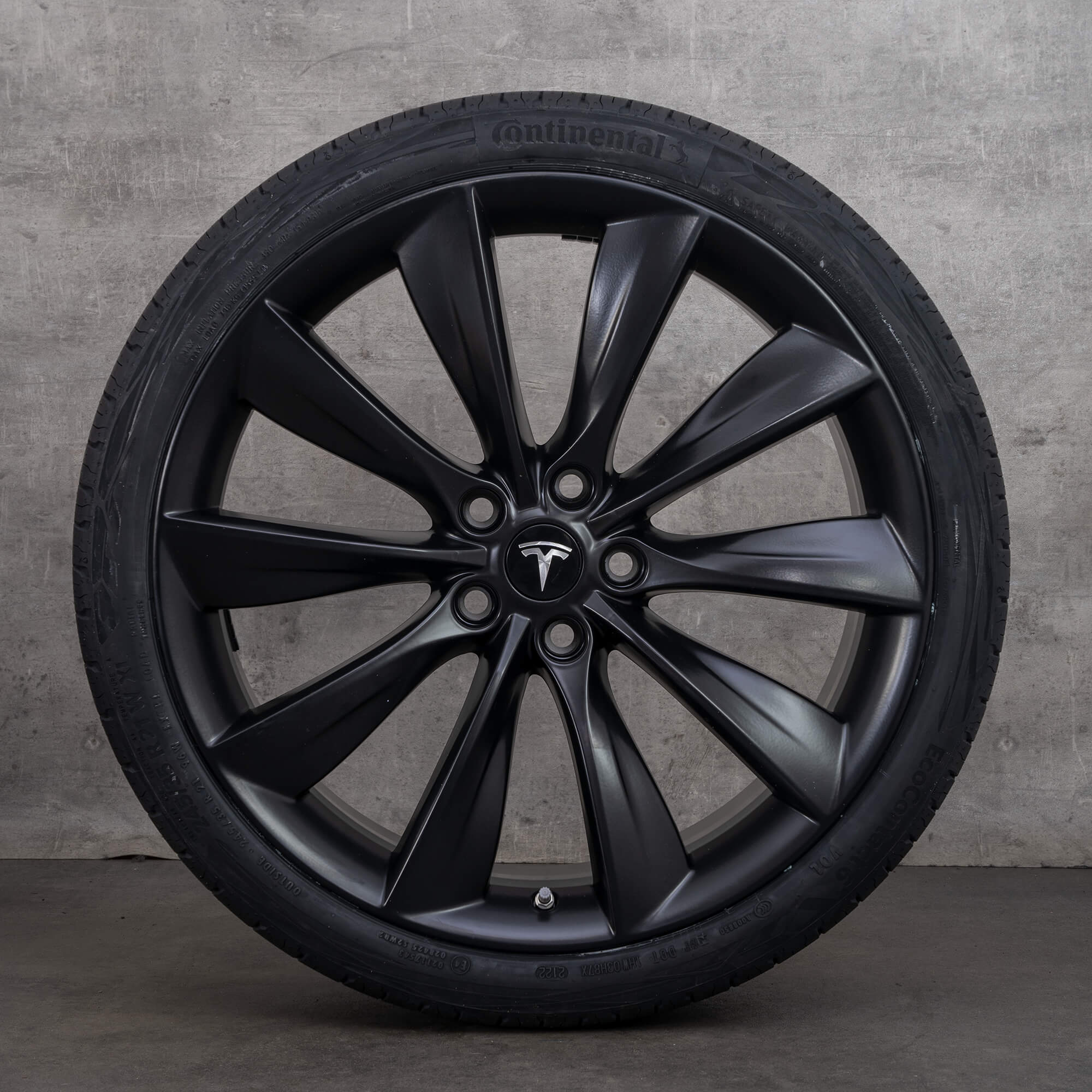 Tesla Model S 5YJS summer wheels 21 inch turbine rims 6005868 00 D NEW