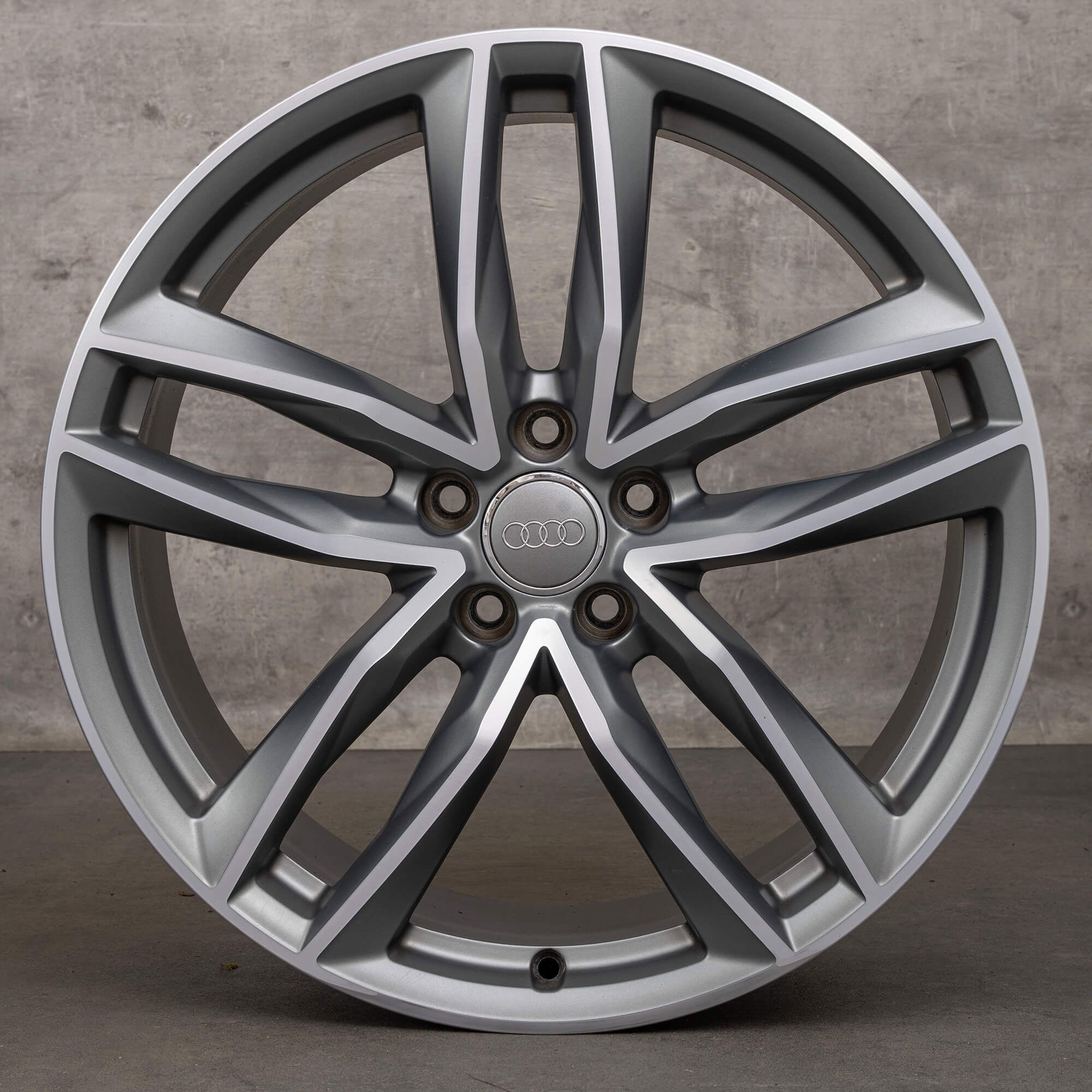 Audi A6 S6 4G C7 & Allroad 20 Zoll Felgen 4G9601025M titan glanzgedreht