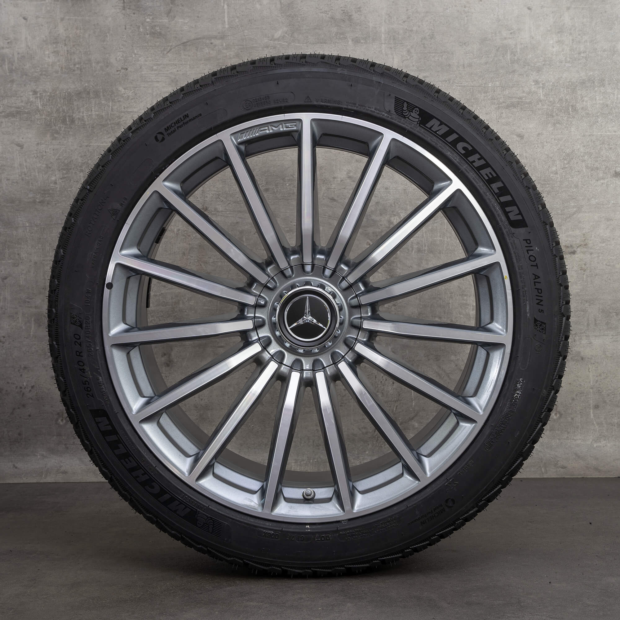 Oryginał Mercedes Benz AMG GT 43 53 63 & S 4Matic+ E Koła zimowe 20 cali X290 Felgi 4-drzwiowe A2904012100 A2904010700 himalaya szary polerowany NOWOŚĆ