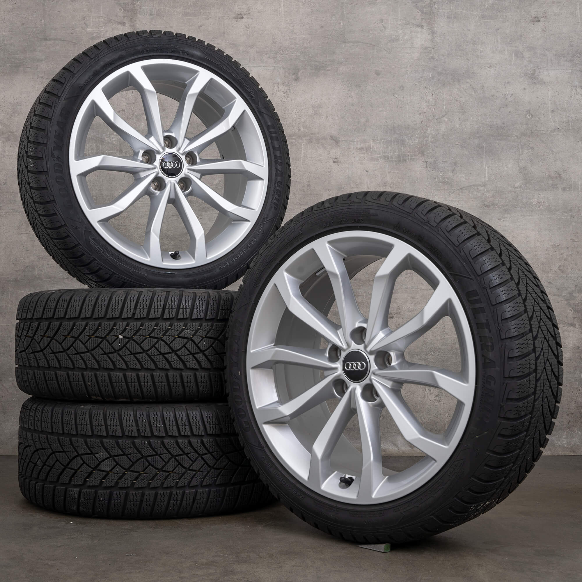 Audi A4 S4 8W B9 Quattro kış lastikleri 18 inç jantlar jantları S line 7 mm