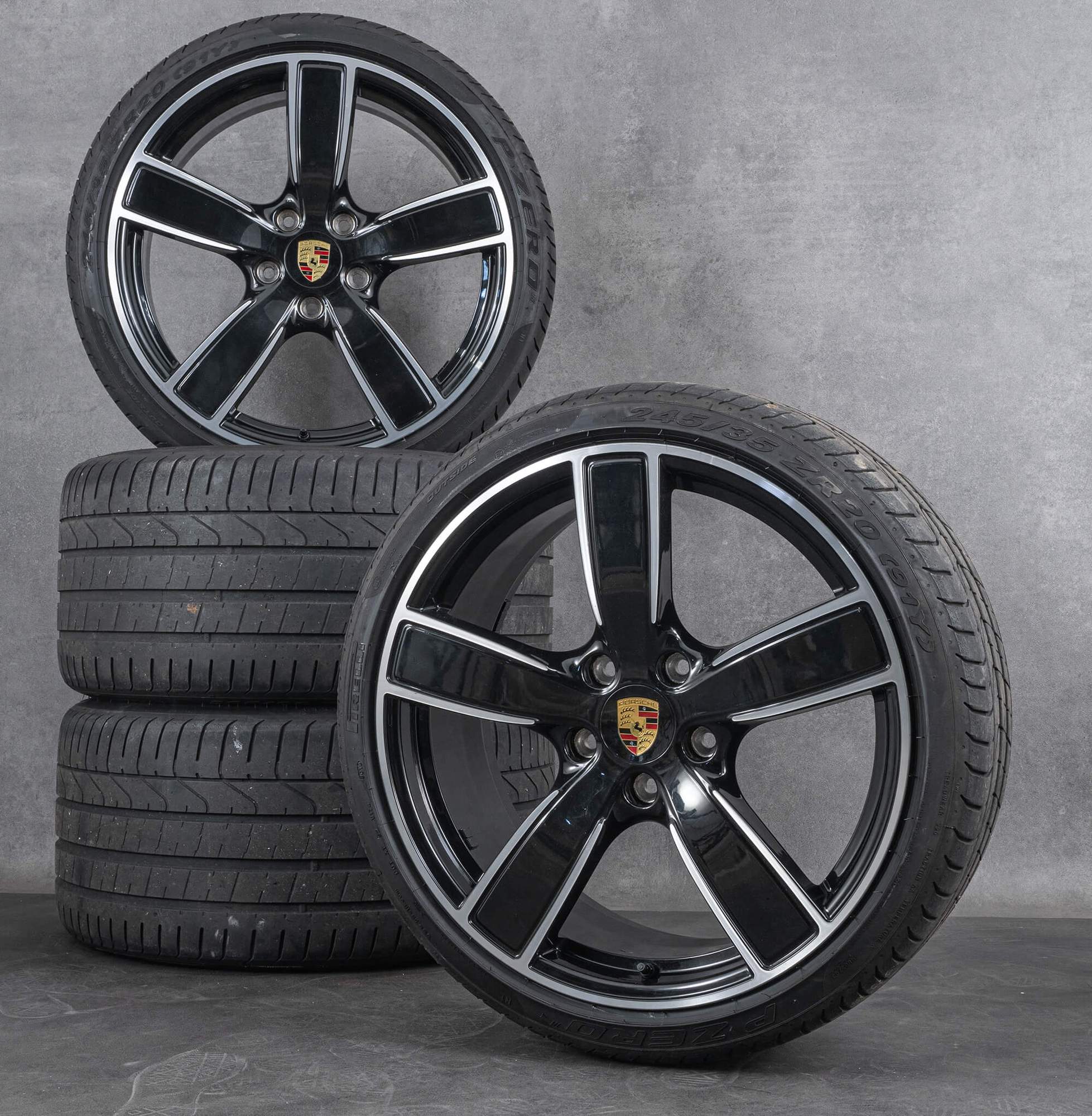 Originele Porsche 20 inch velgen 991 II C2 Sport Classic Design Sommerrder 041