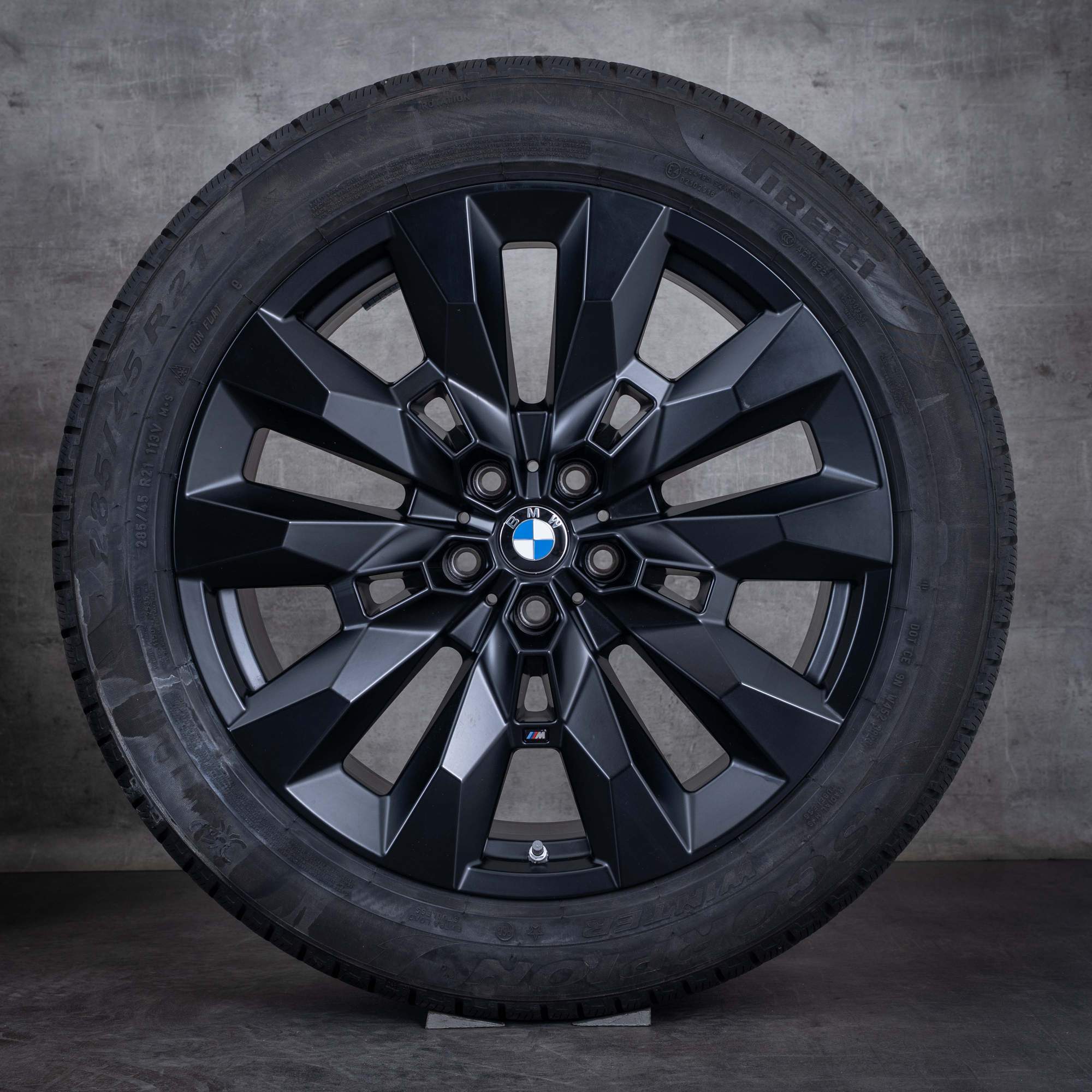 Oryginalne koła zimowe BMW XM 21 cali G09 Felgi 5A6DE91 Styling 917 M czarny mat