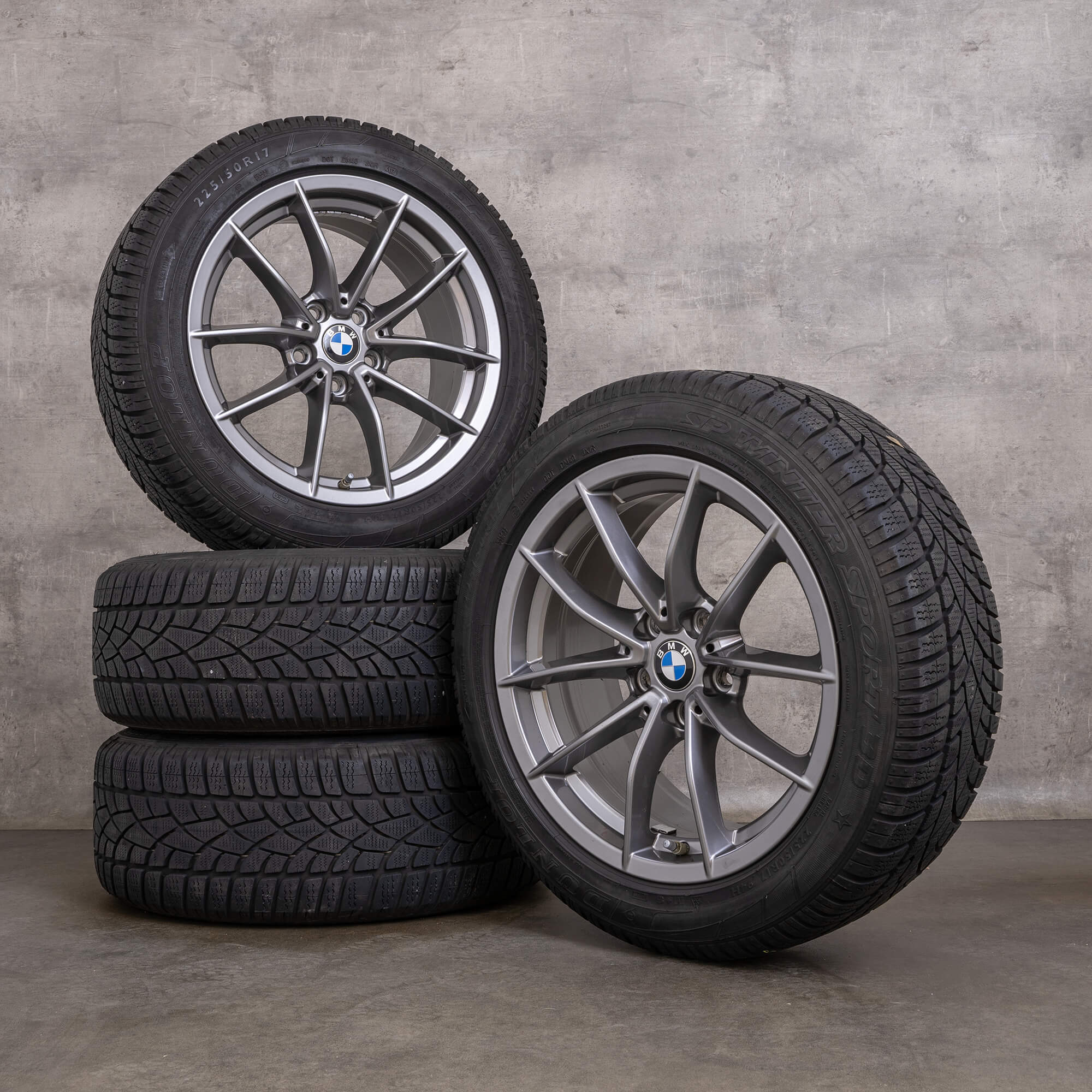 Originale BMW Z4 ruote invernali 17 pollici G29 cerchi styling 768 6886152 6886153 grigio ferrico