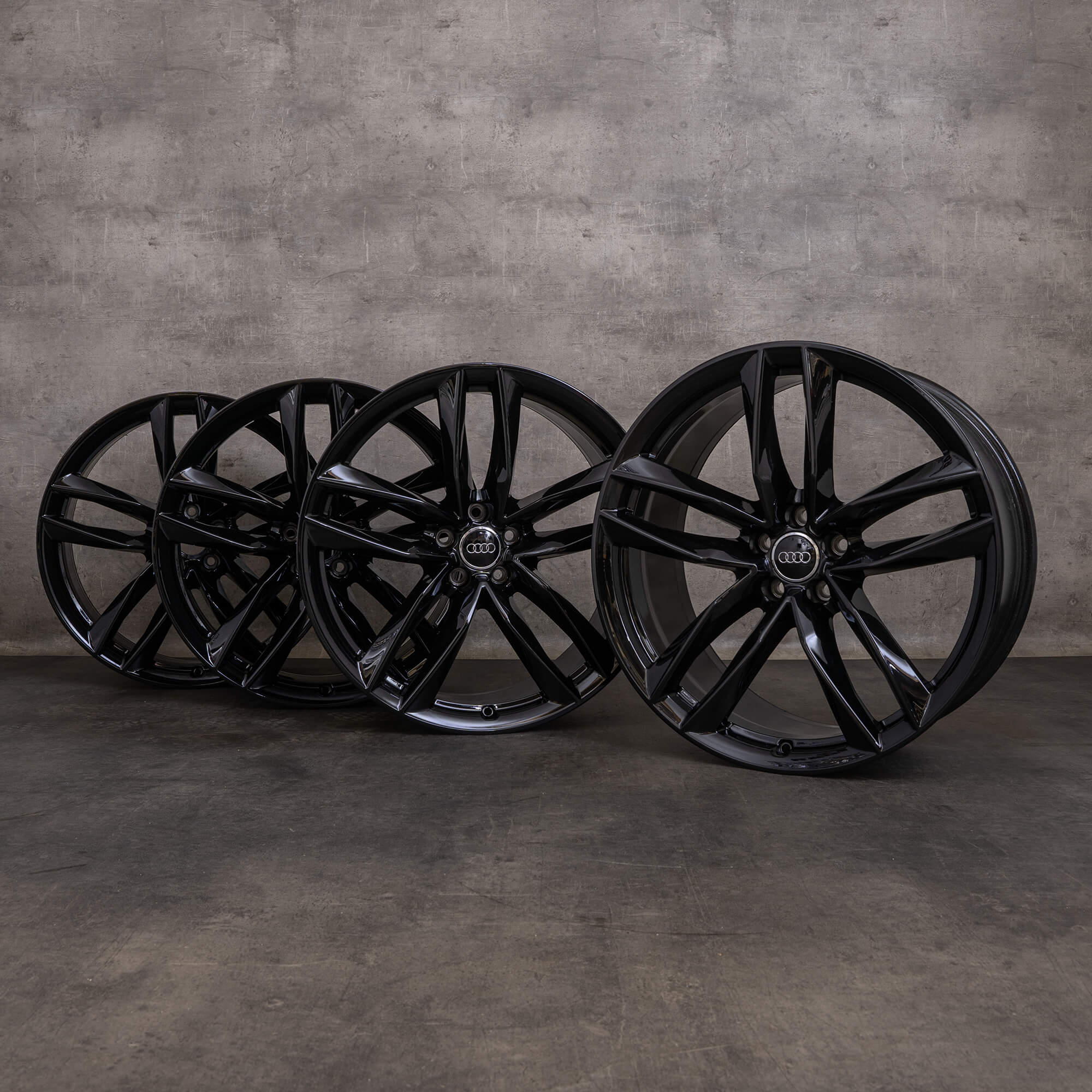 Originele Audi RS6 velgen 21 inch 4G 4G060601025CG zwart glanzend