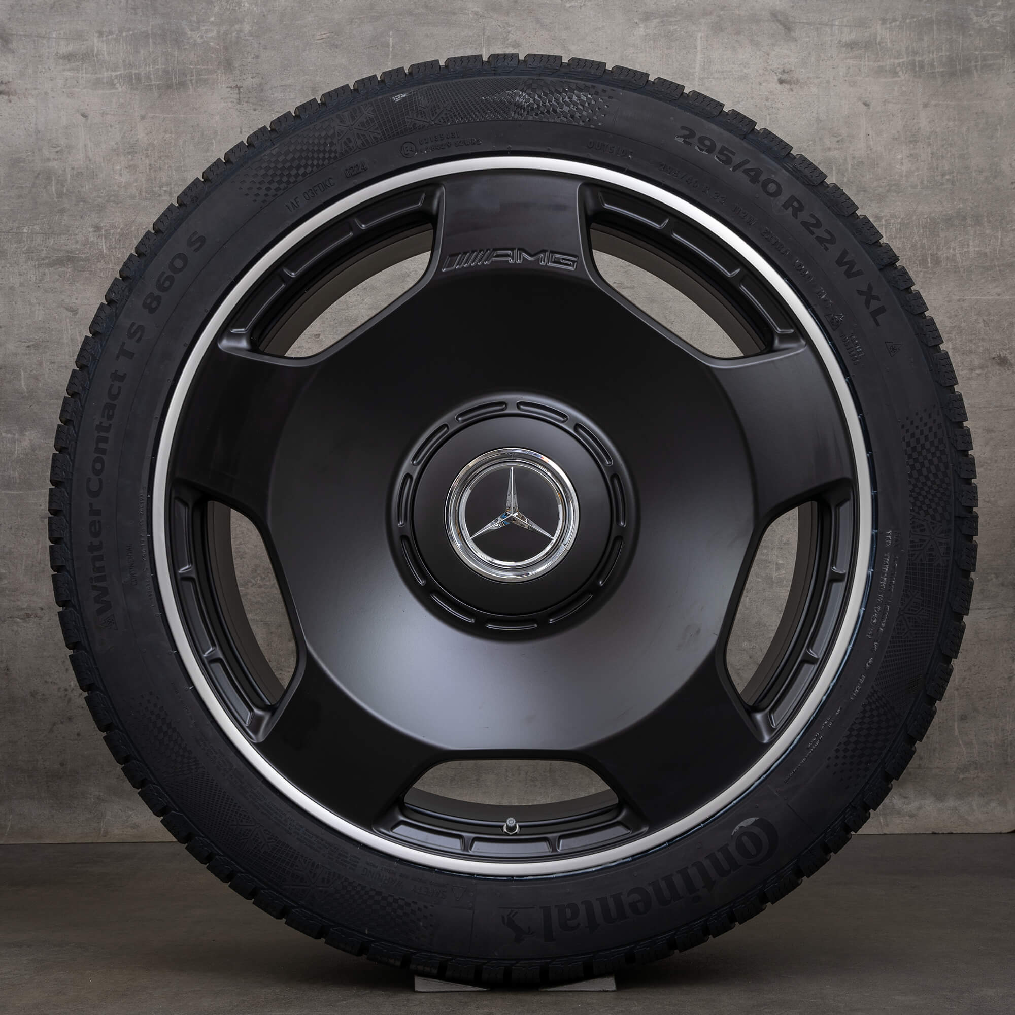 Orijinal Mercedes Benz G-Serisi G63 AMG kış jantları 22 inç W463 W465 jantlar monoblok A4634014100 siyah mat parlak tornalı YENİ