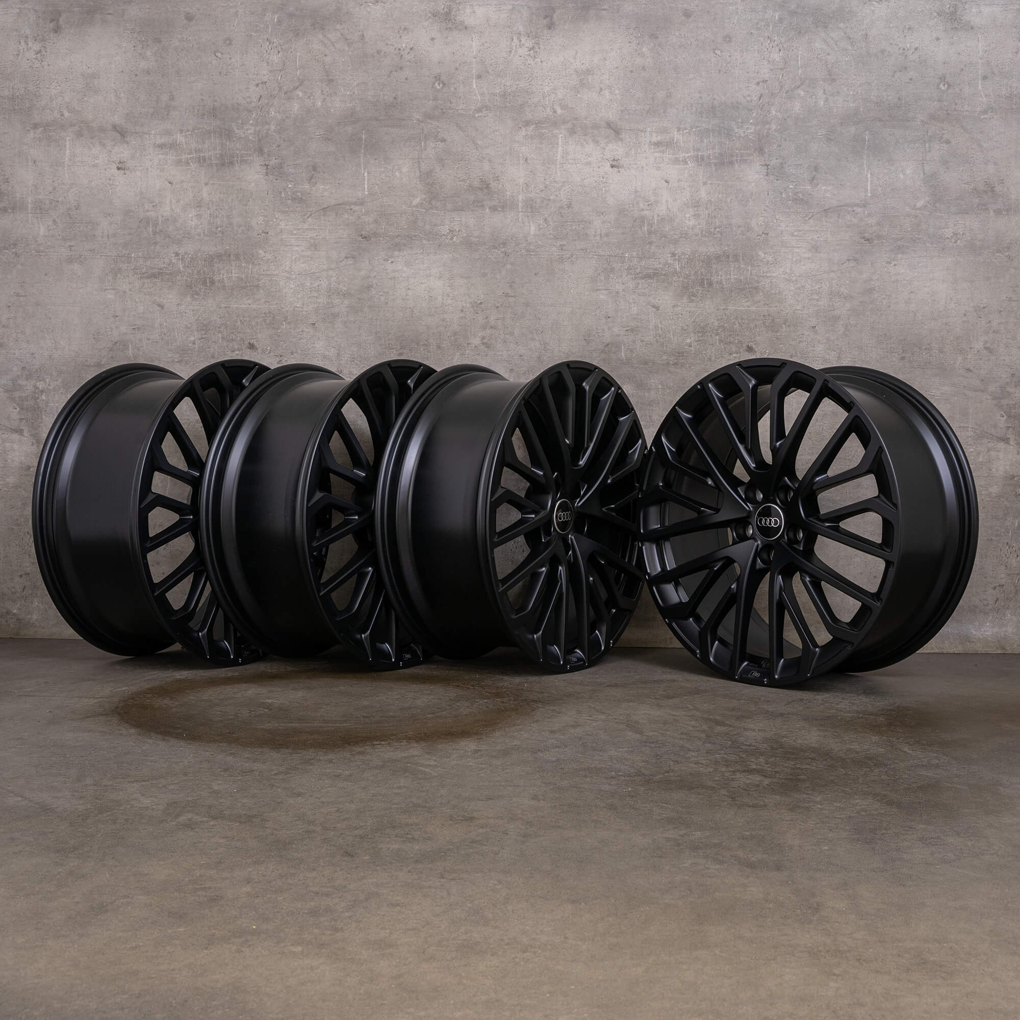 Originale Audi A5 S5 fælge 20 tommer B10 8B3601025Q sort mat NYHED