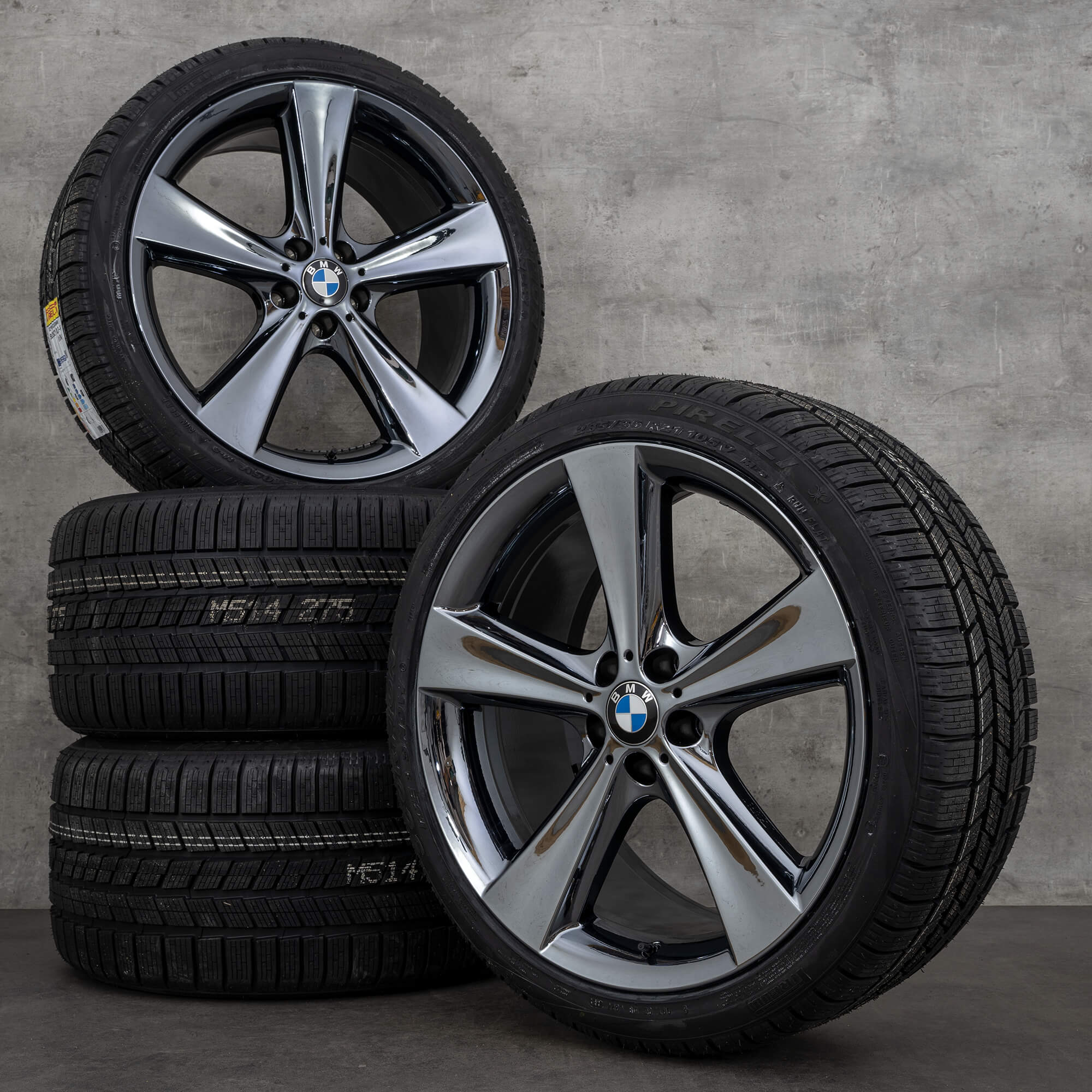 BMW 21 inch rims X6 E71 winter wheels 128 6859425 6859426 liquid