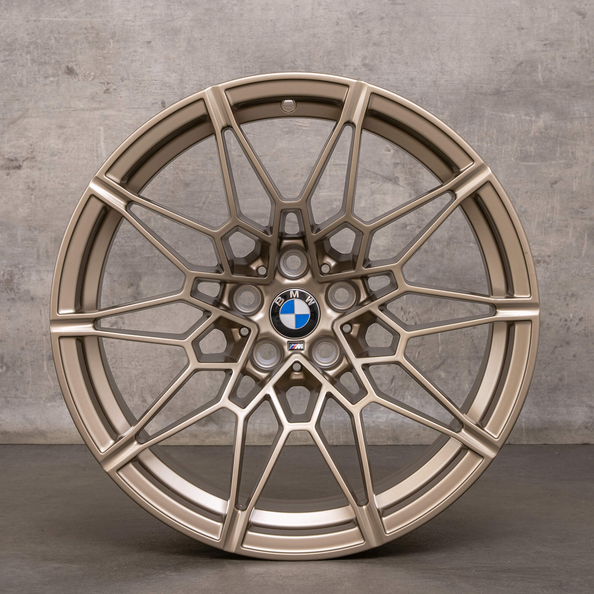 Originální disky BMW M3 M4 19 20 palců G80 G81 G82 G83 Styling 826 M 8093836 8093839 zlaté matné NOVÉ
