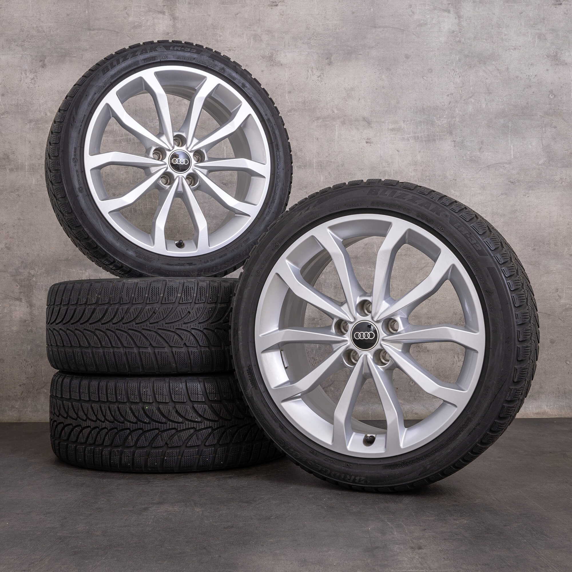 OEM Audi A4 S4 snow tire packages 18 inch B9 8W rims 8W0601025ED