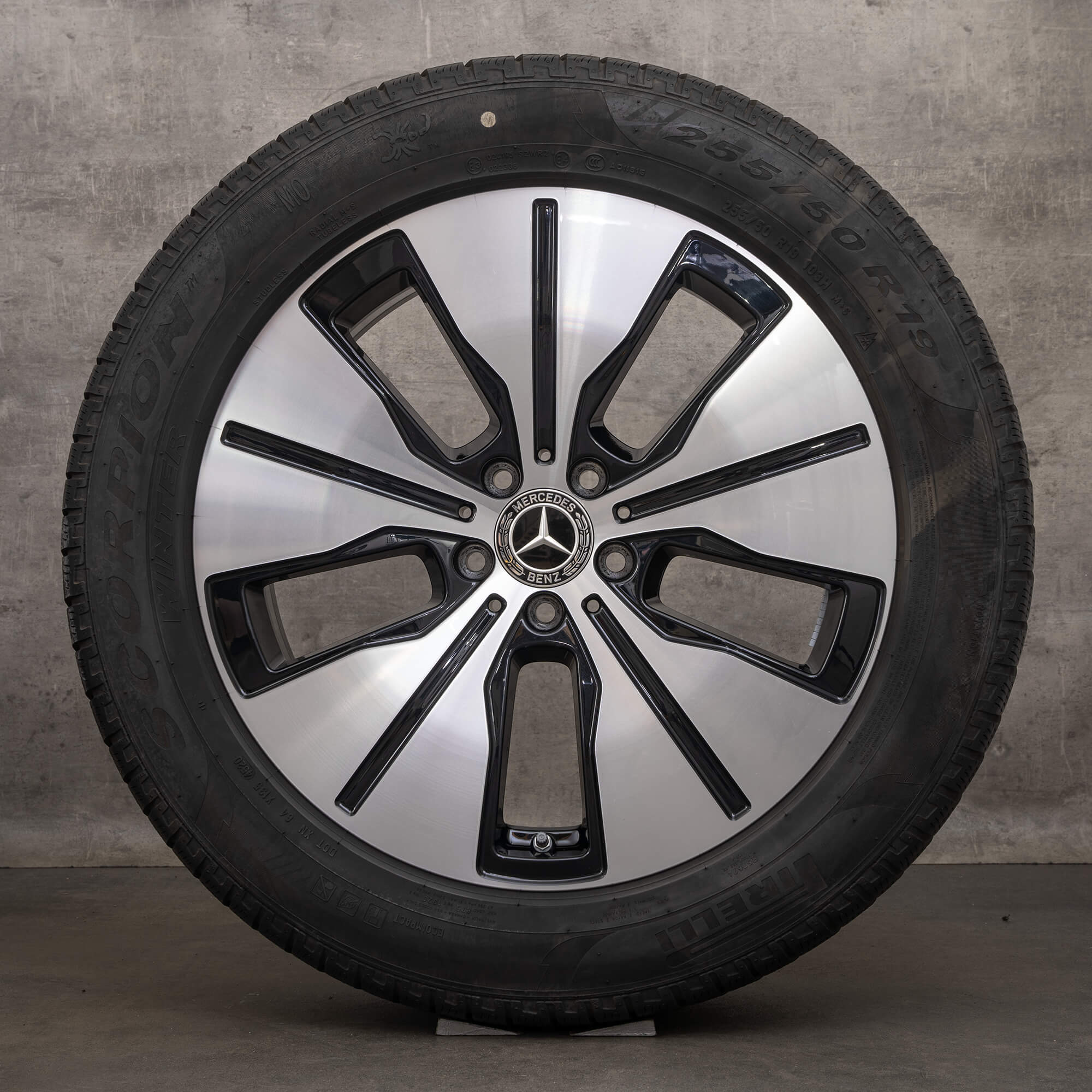 M119390 Rim Original Mercedes EQC N293 19 inch rims winter tires A2934011200 black