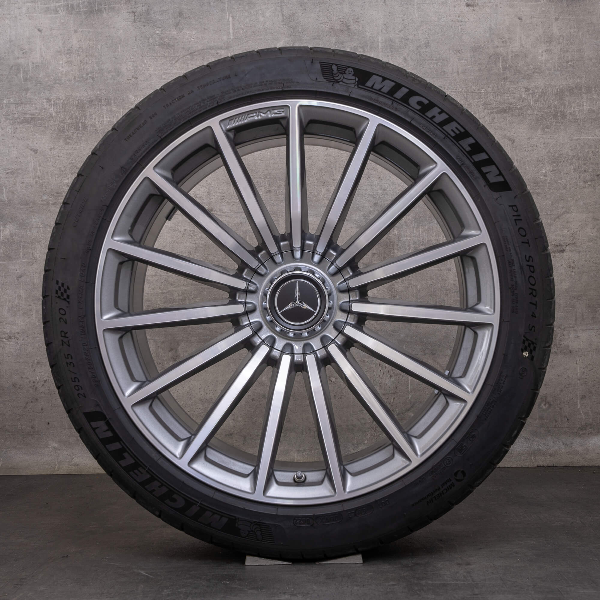 Alkuperäiset Mercedes Benz GT 43 53 63 & S 4Matic+ AMG talvirenkaat 20 tuuman X290 4-oviset vanteet A2904010600 A2904010700 himalaya harmaa kiillotettu