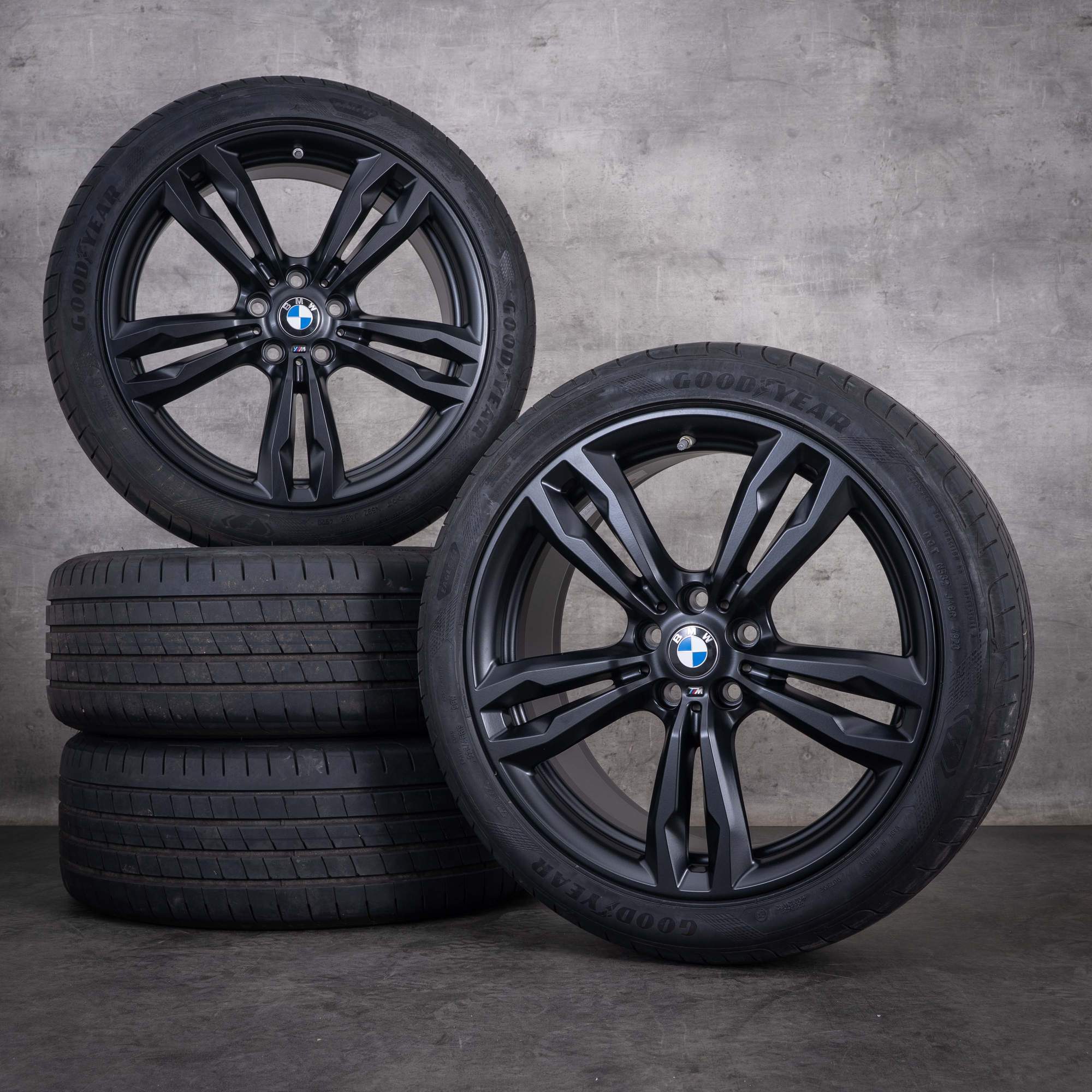 Original BMW X1 X2 Felgen 19 Zoll F48 F39 Sommerräder Styling 572 M 7849120 jet black