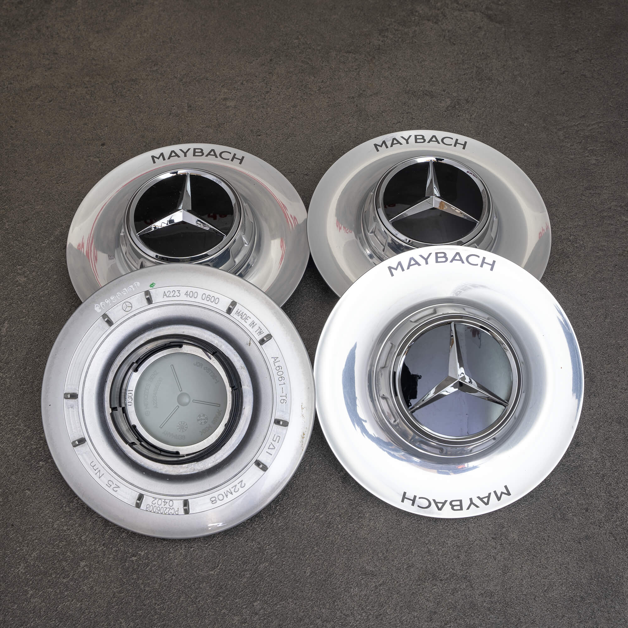 Capuchon de moyeu d'origine Mercedes Maybach Classe S W223 A2234000600 chromé