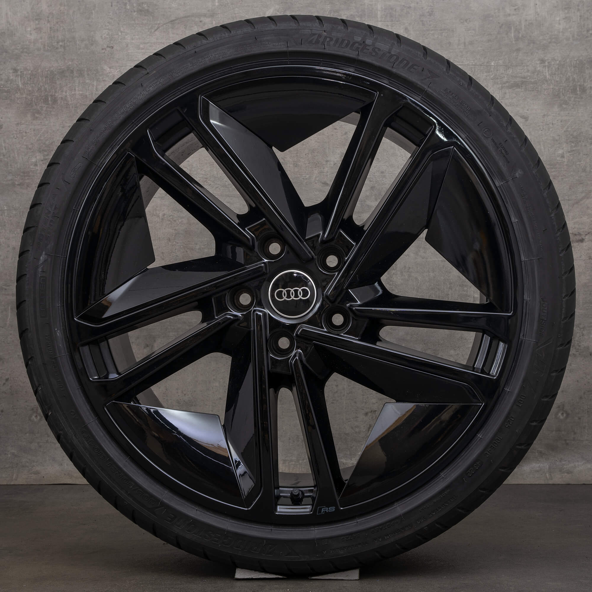 4 Copricerchi In Lega Audi 60 Mm Argento - Con Logo Originale - Foto 8