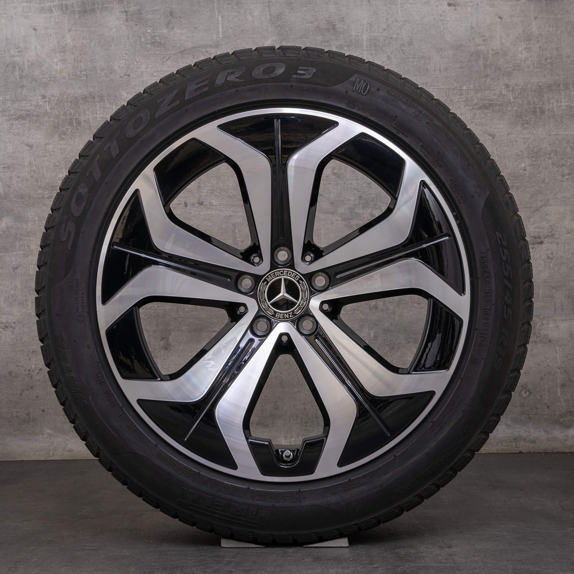 Orijinal Mercedes Benz E-Serisi All-Terrain kış jant lastik 19 inç S214 X214 jantlar A2144014000 siyah cilalı