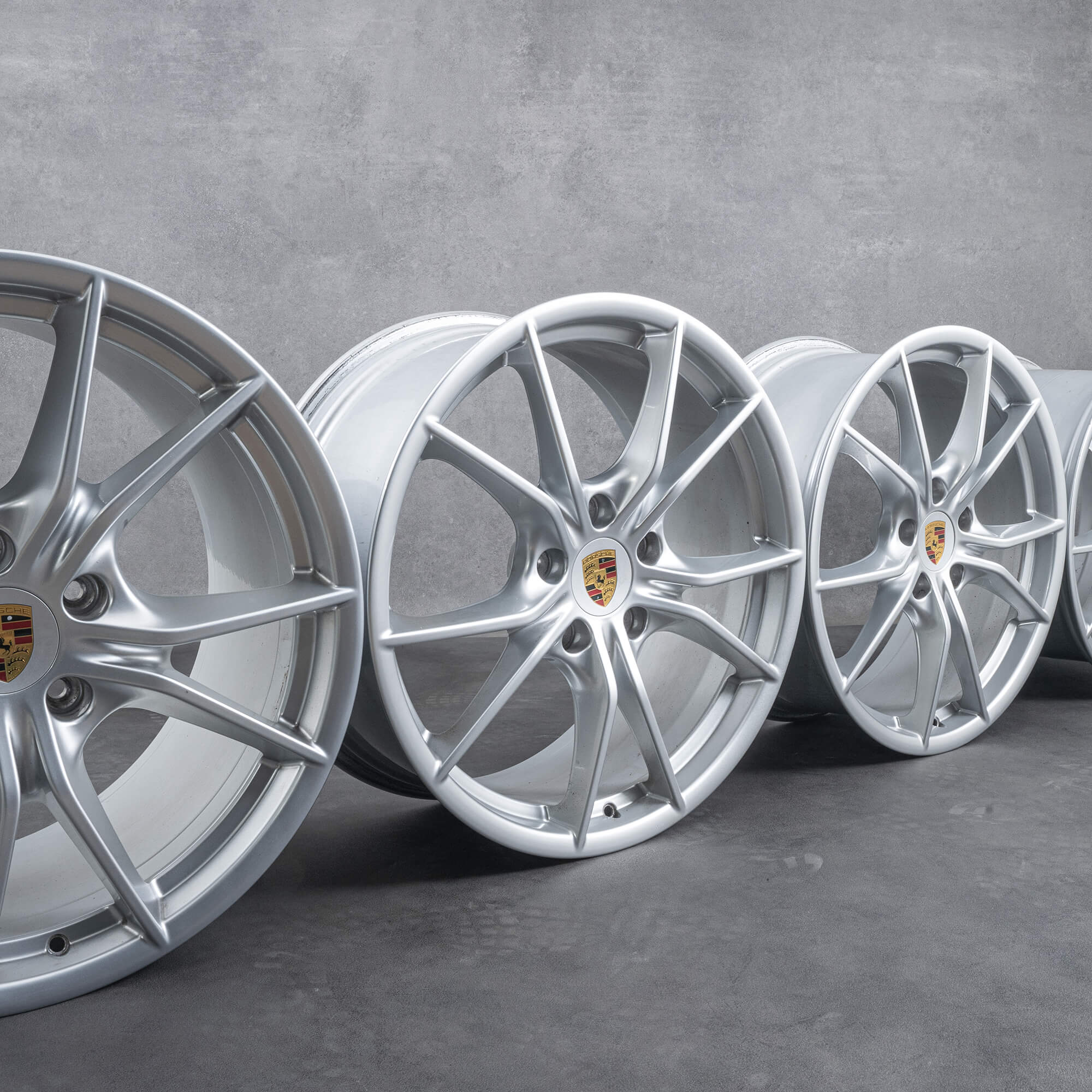 Originele Porsche velgen 20 inch 991 II 4 C4 Facelift 99136271000 99136276003