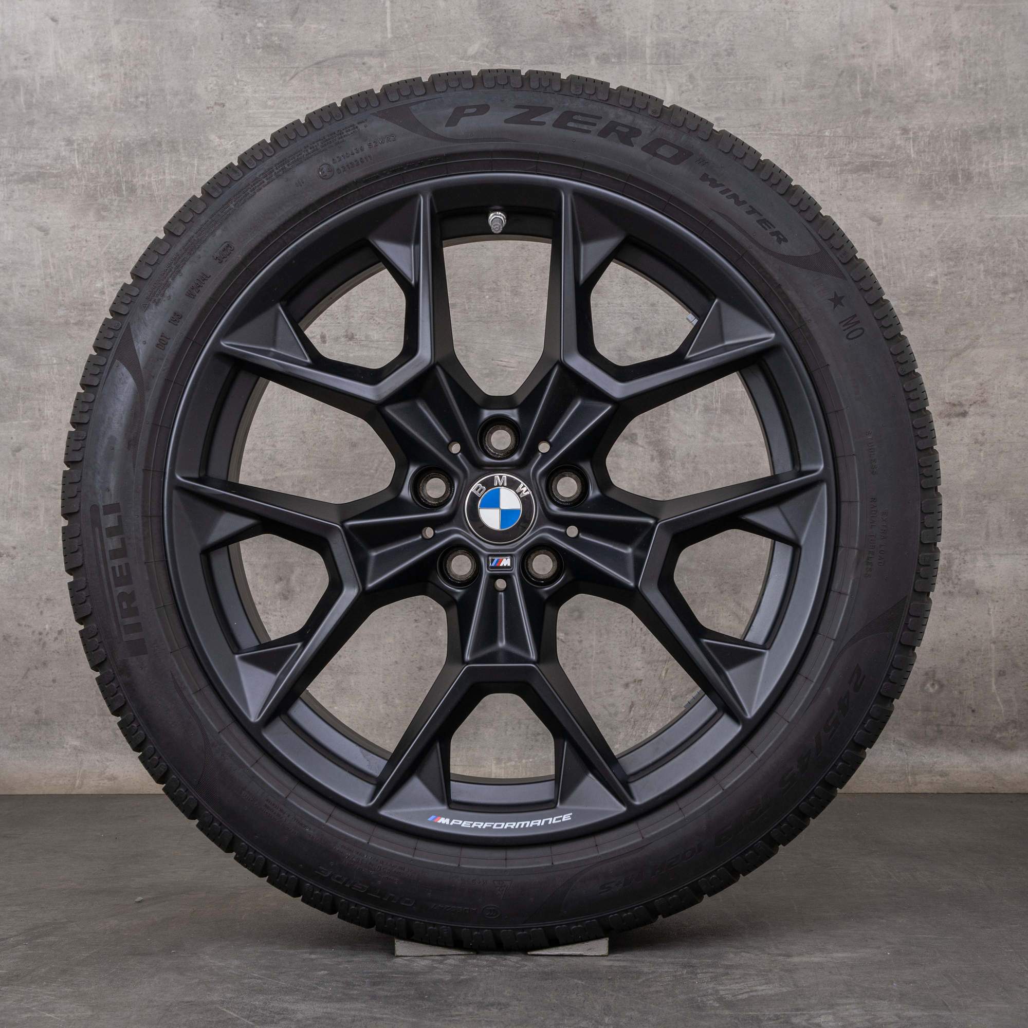 Oryginalne felgi BMW serii 5 i5 19 cali G60 G61 koła letnie stylizacja 942 M 5A324F4 czarny mat