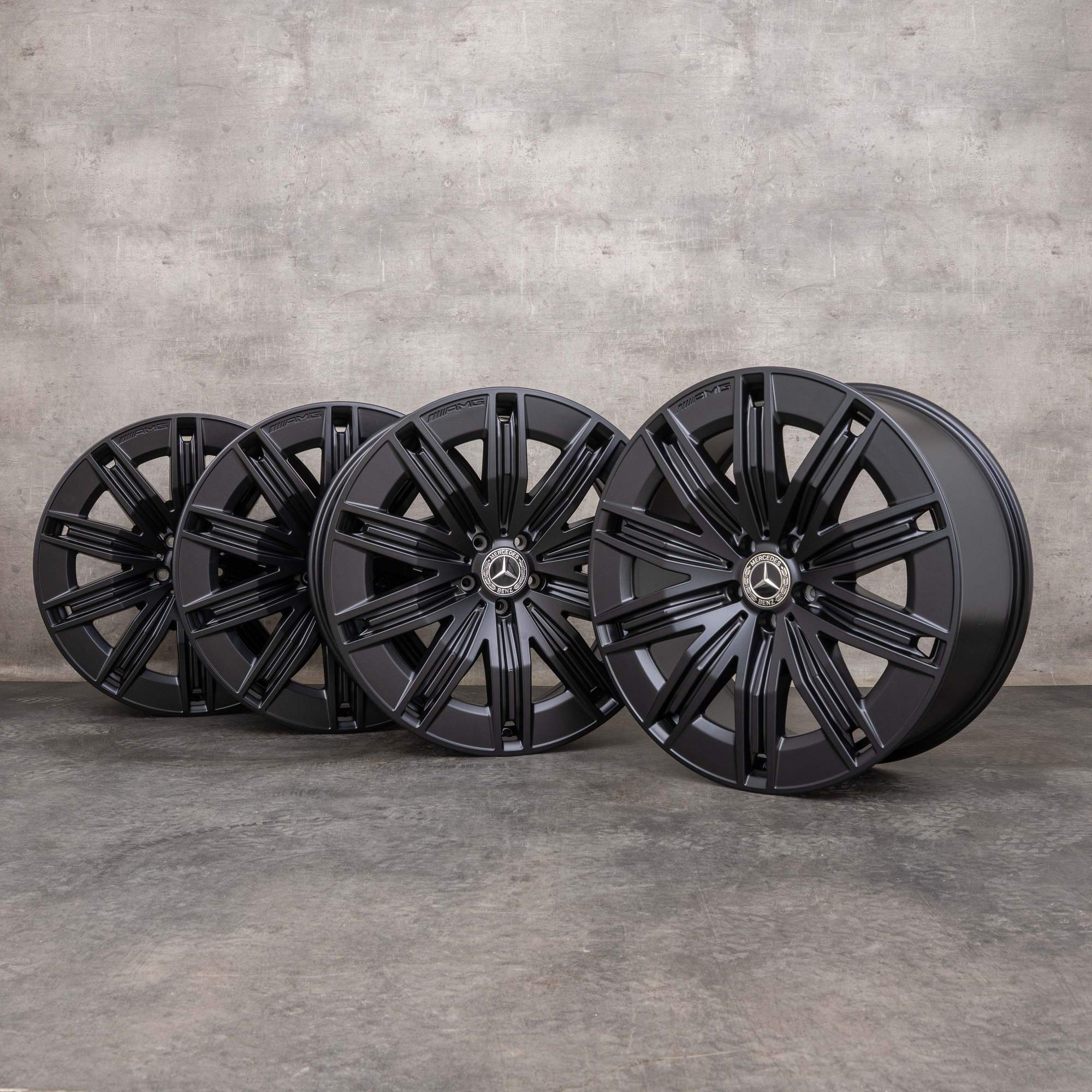 Oryginał Mercedes Benz EQE AMG felgi 21 cali SUV X294 A2944011200 czarny mat