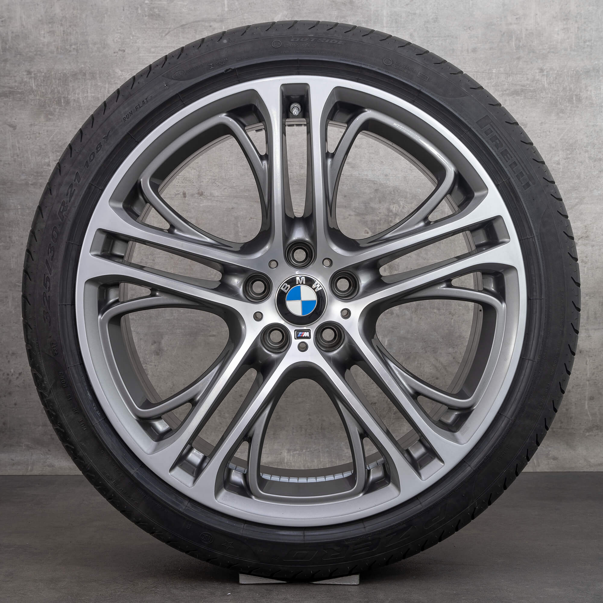 BMW 21 inch rims X5 E70 F15 X6 F16 summer tires wheels M310