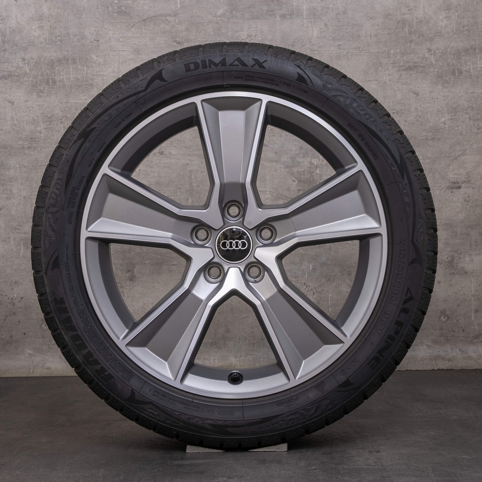 Originali Audi Q2 SQ2 ruote invernali 18 pollici GA cerchi 81A601025J titan opaco lucido