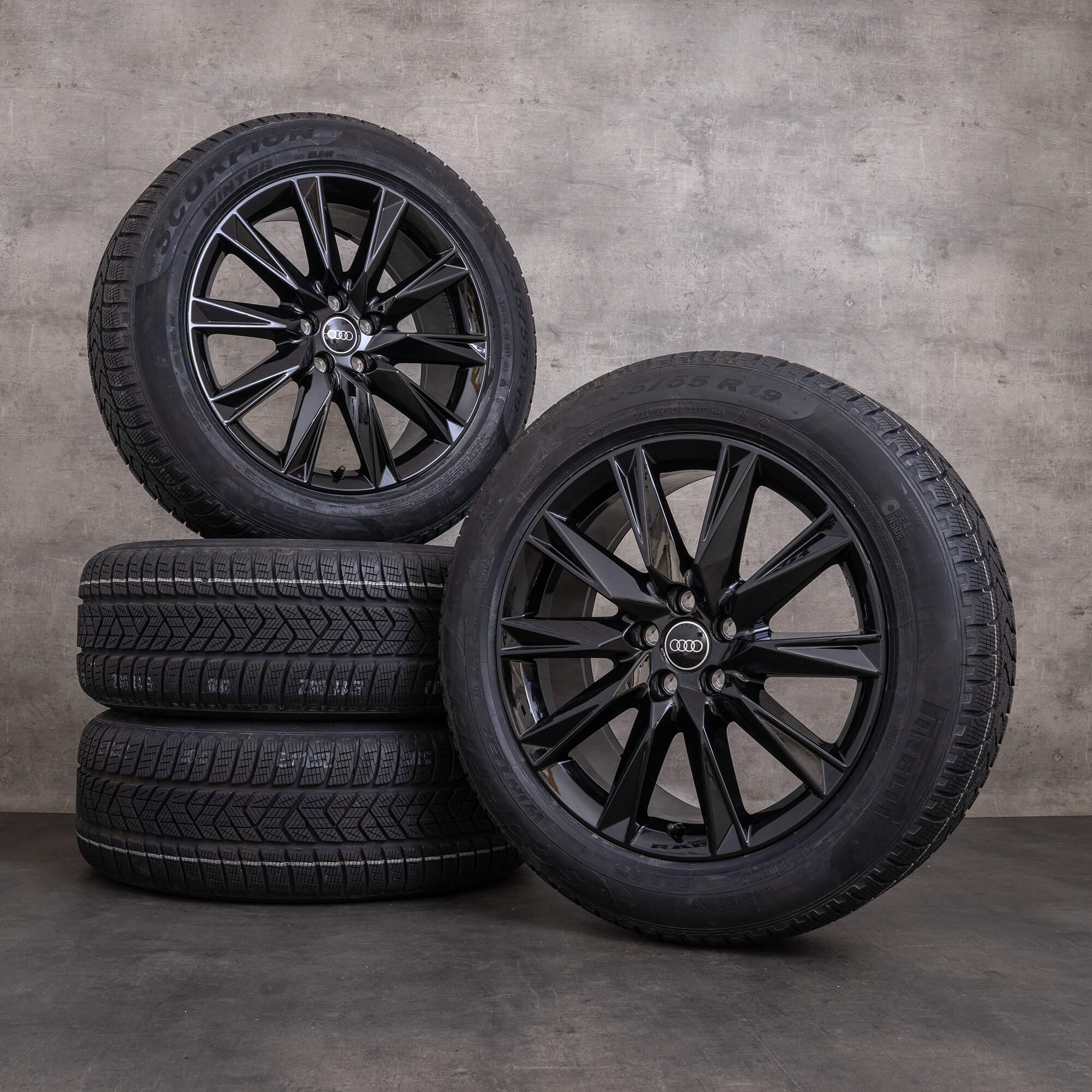 OEM Audi e-tron Q4 & Sportback FZ snow tire packages 19 inch rims