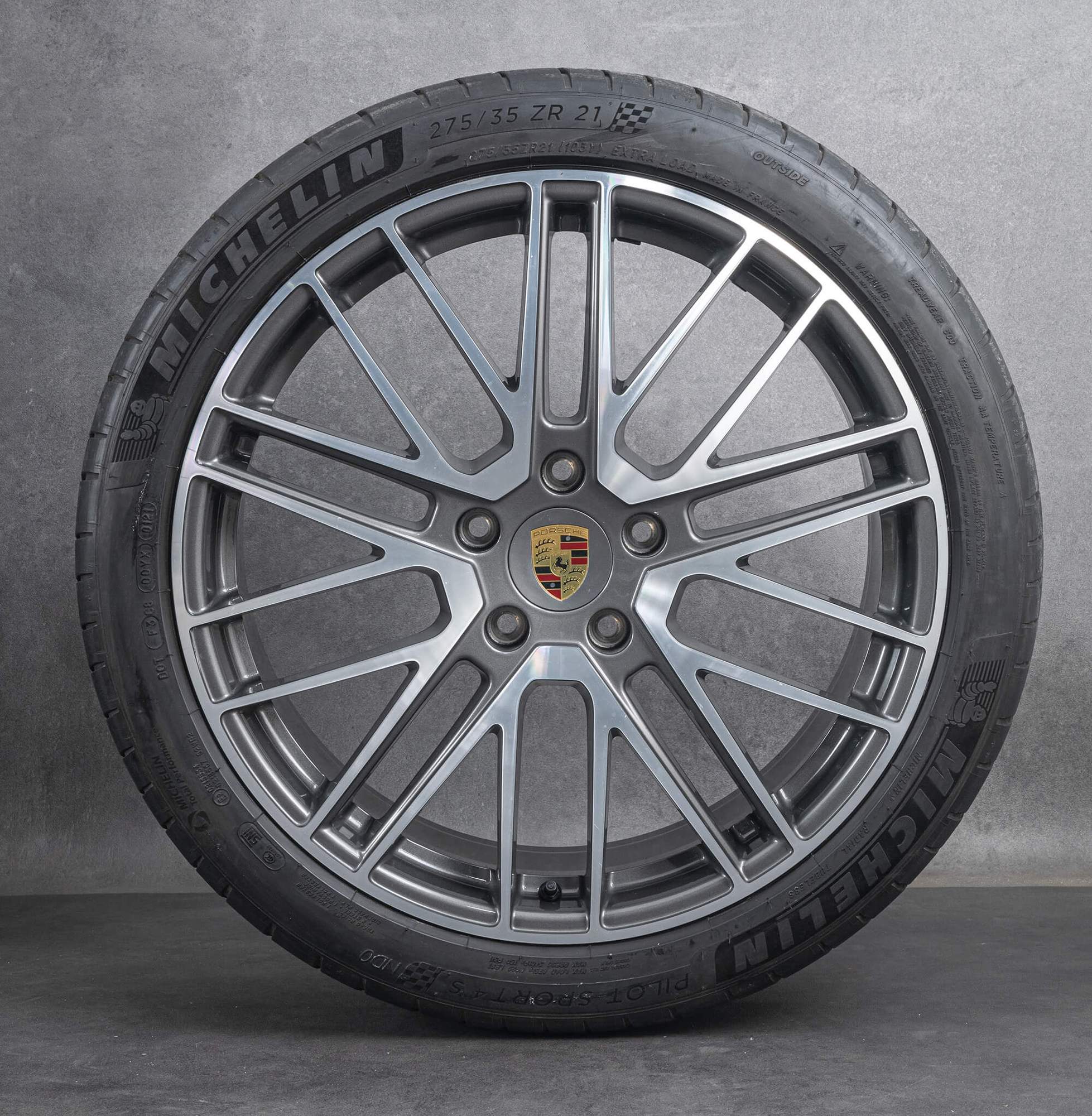 Porsche Rims Designs OEM Porsche 21 inch rims 971 G2 911 Turbo Design II Panamera summer wheels