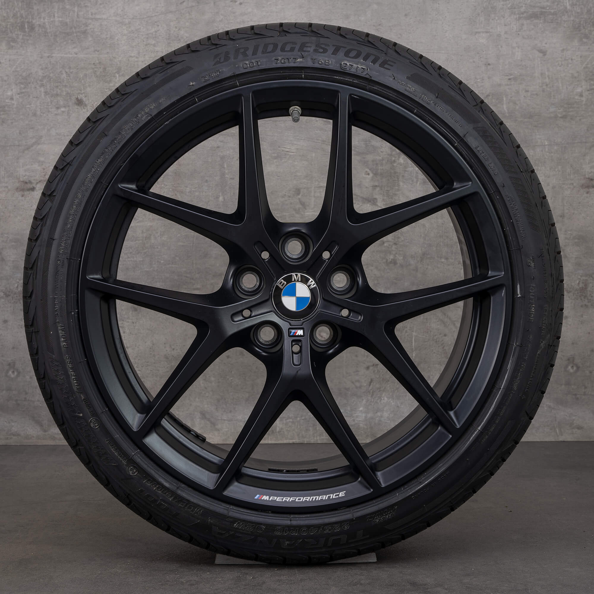 BMW 18 polegadas 1er F40 2er F44 M Performance M554 rodas de verão pneus verão