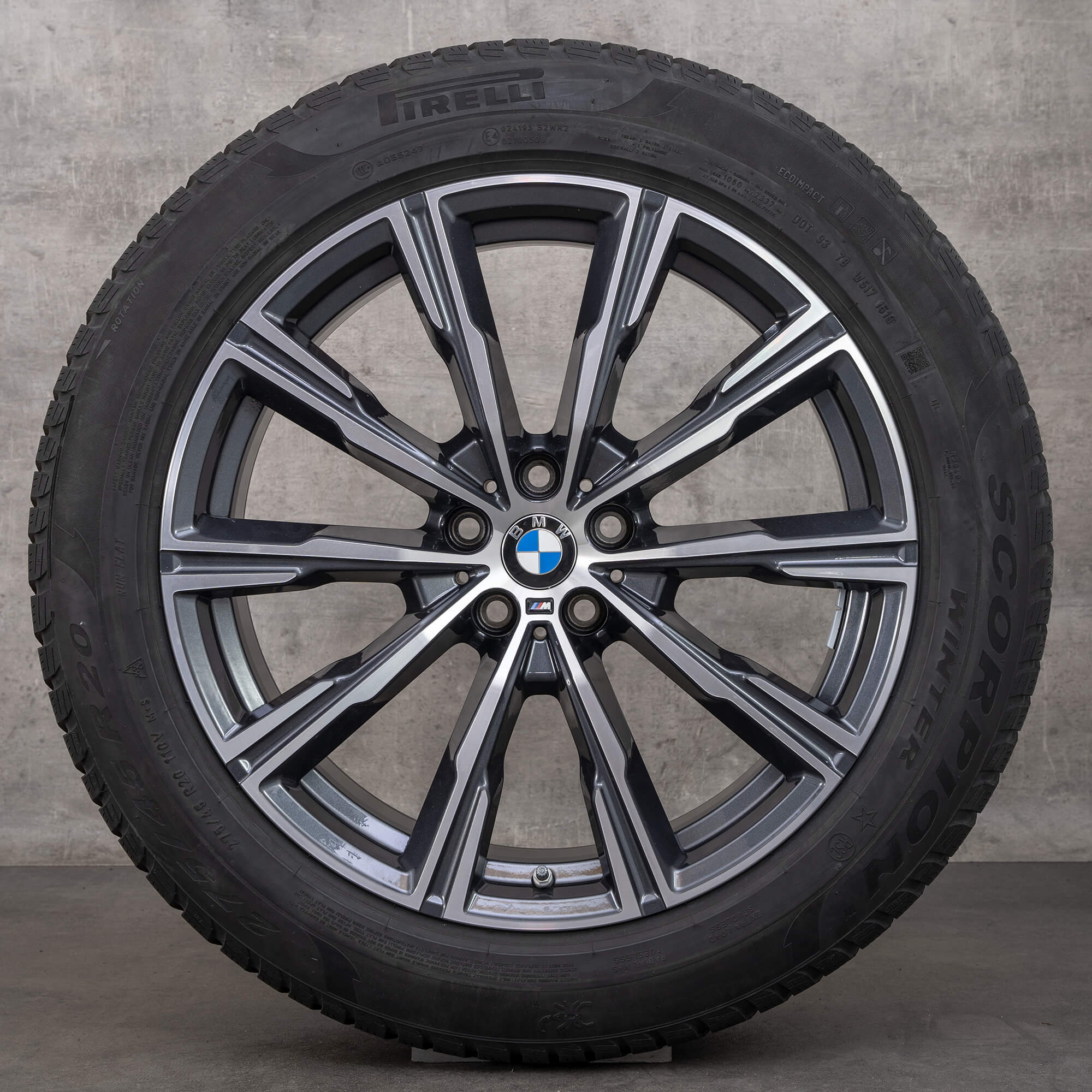 BMW 20 inch X5 G05 X6 G06 rims winter tires wheels styling M740