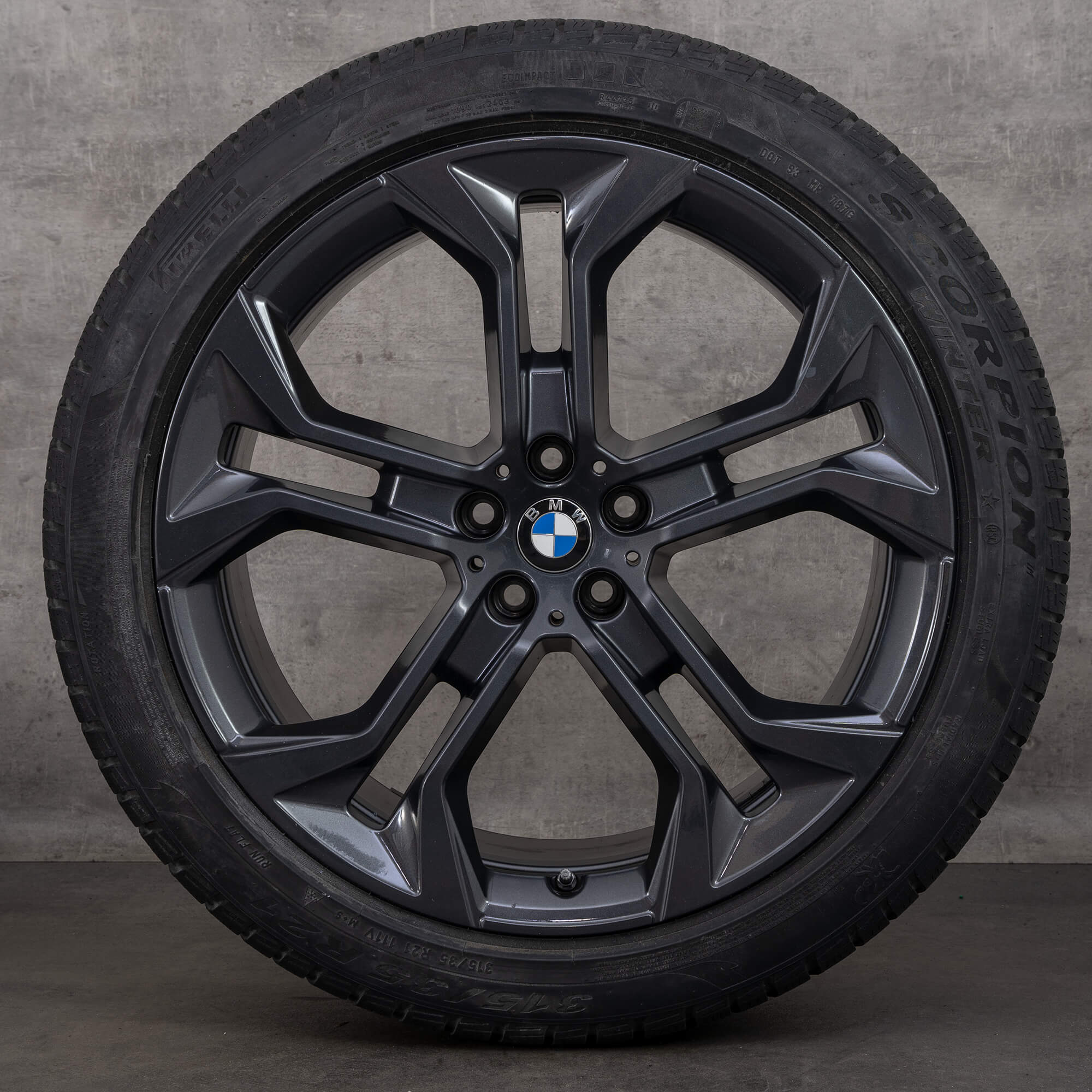 BMW 21 inch rims X5 G05 X6 G06 winter tires wheels Styling 744 BMW 21 inch rims X5 G05 X6 G06 winter tires wheels Styling 744