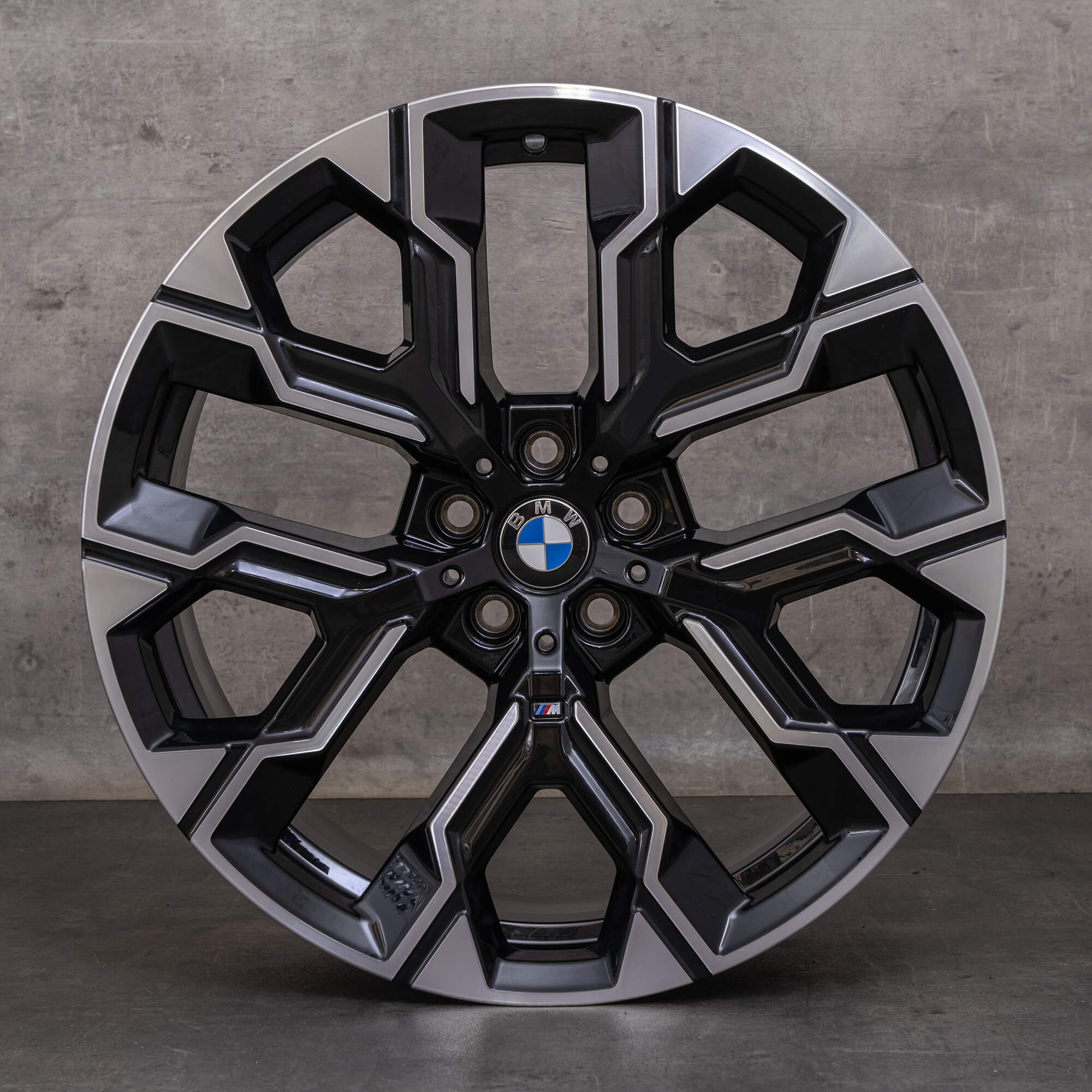 Jantes originais BMW Série 7 i7 de 20 polegadas G70 Styling 1036 M 5A6F112 5A6F113 preto brilhante torneadas