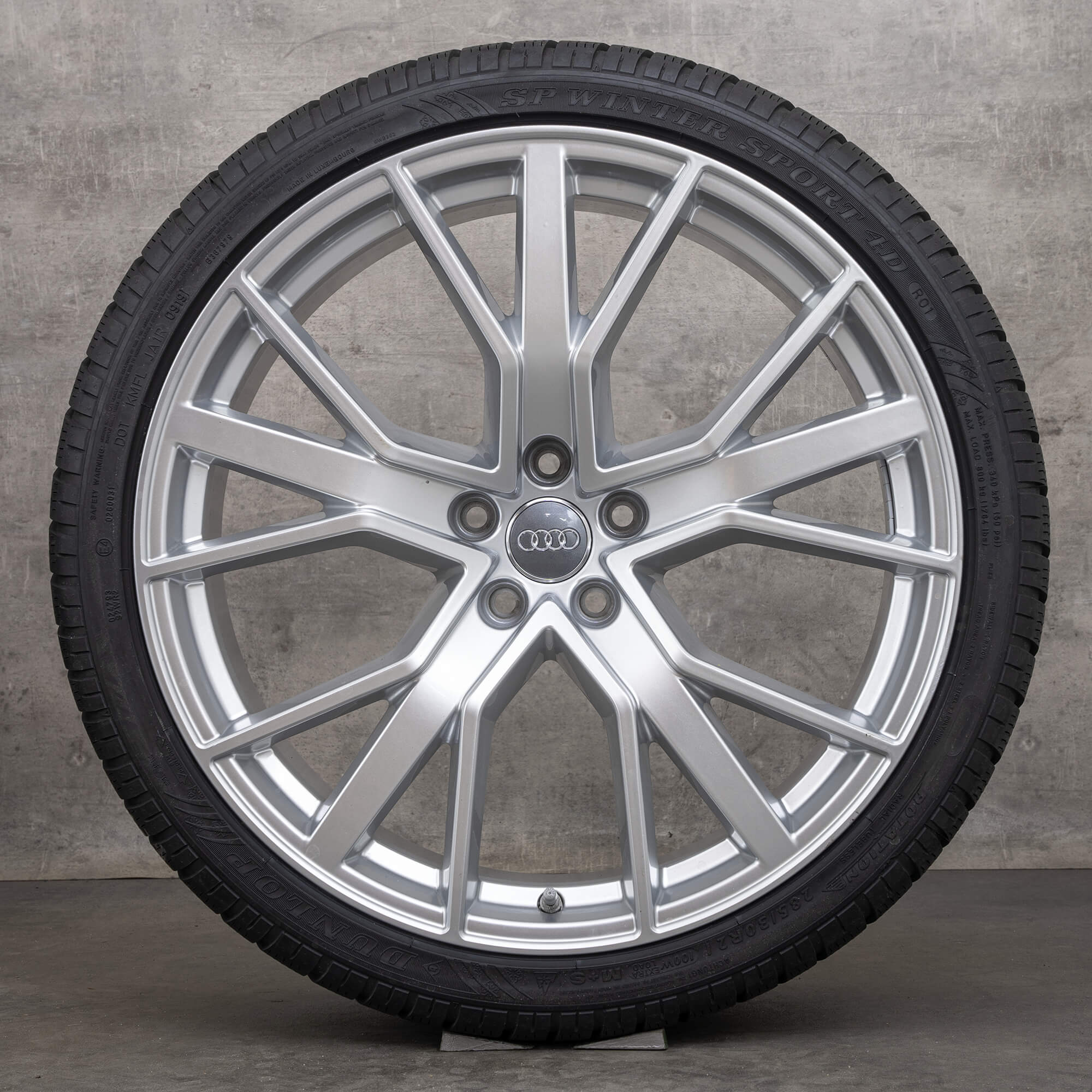 Originele Audi RS6 winterwielen 21 inch 4G velgen 4G0601025CJ zilver