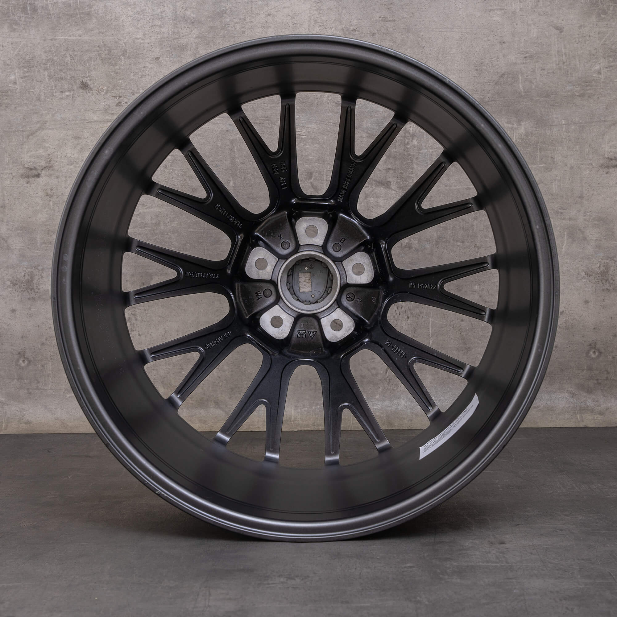 Jante d'origine Porsche Panamera 21 pouces G2 976601025C argent platine 0B5 NEUVE