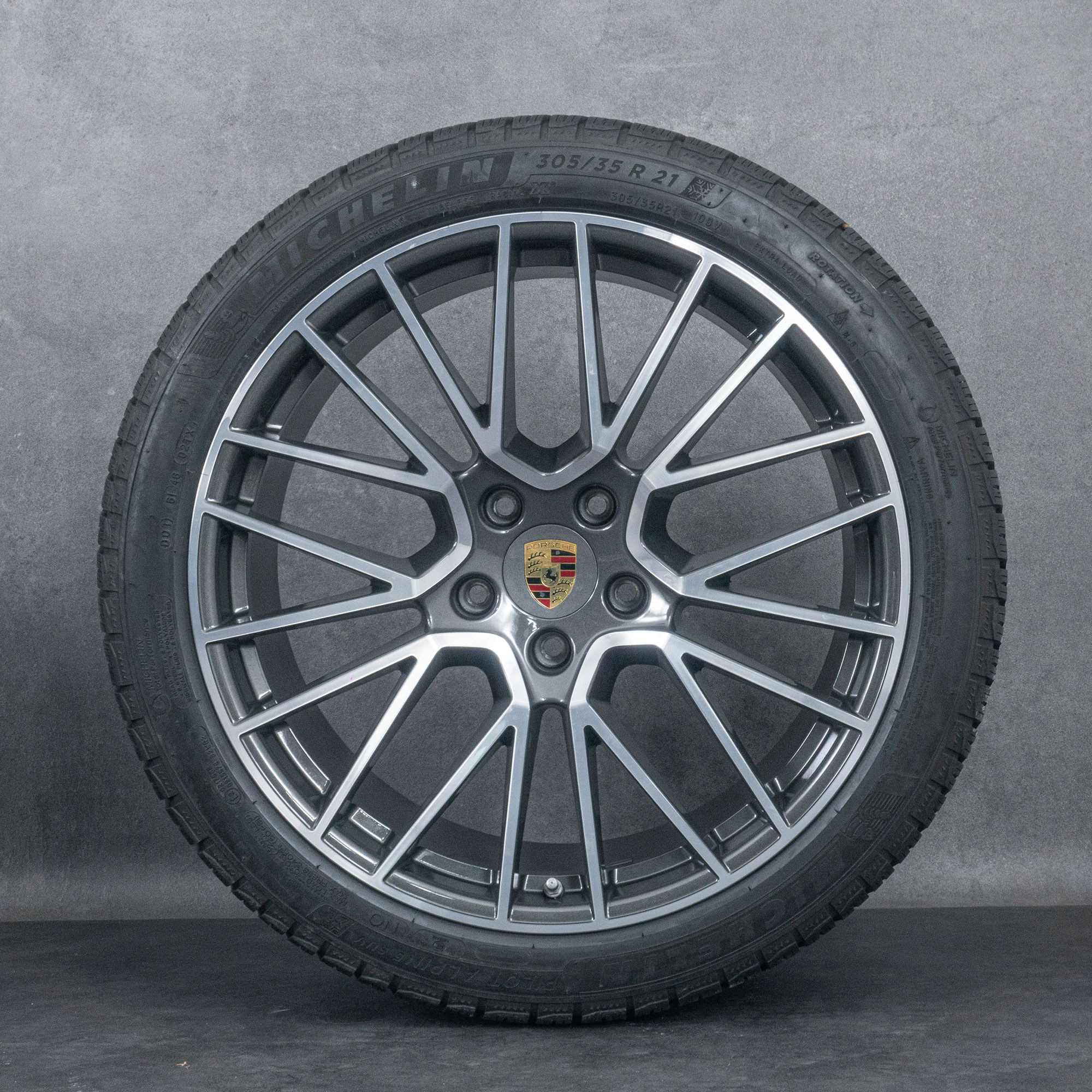 OEM Porsche 21 inch Cayenne 9Y3 RS Spyder Coup Michelin winter tires