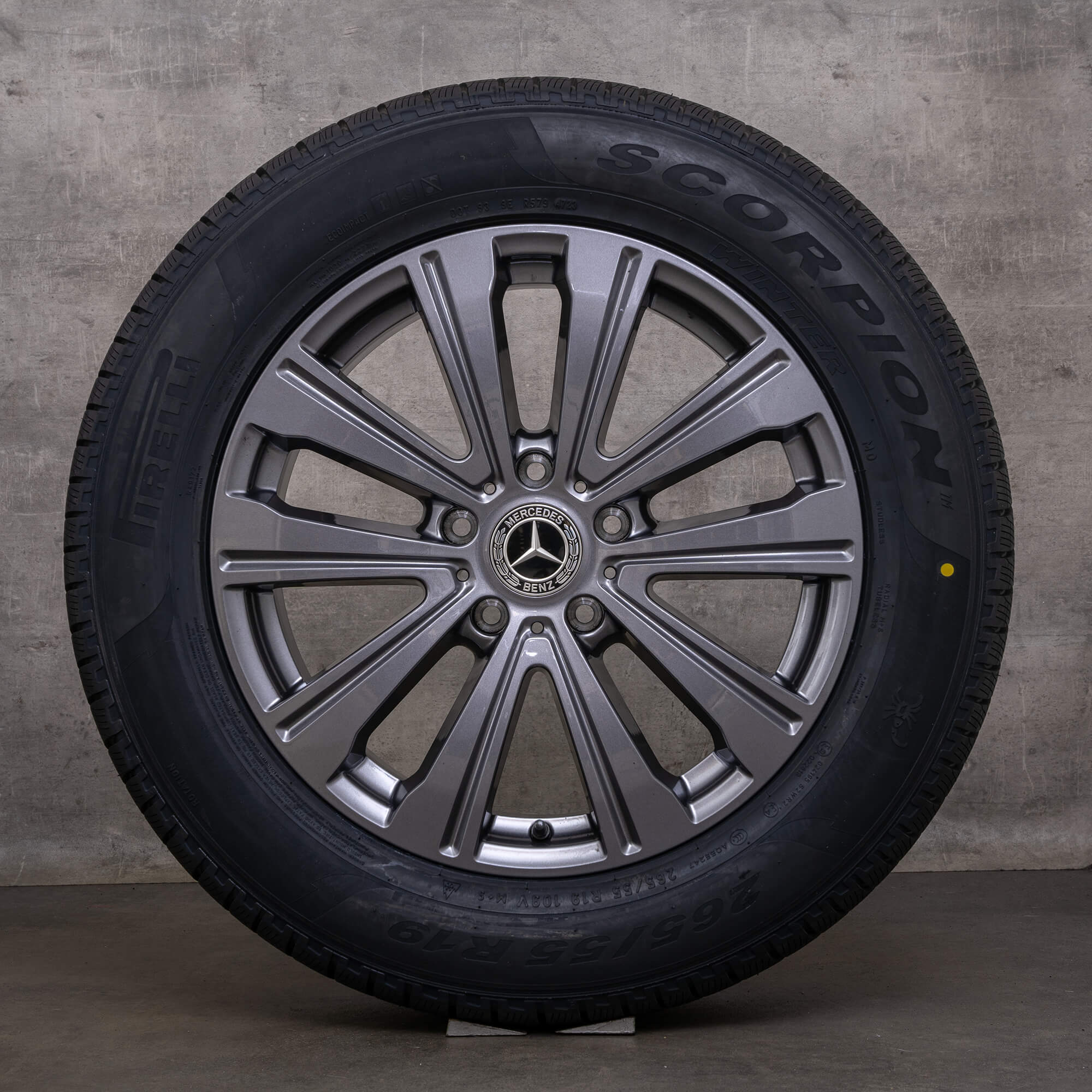 Originele Mercedes Benz G-Klasse G500 winterwielen 19 inch W463A velgen A4634011100 himalayagrijs NIEUW