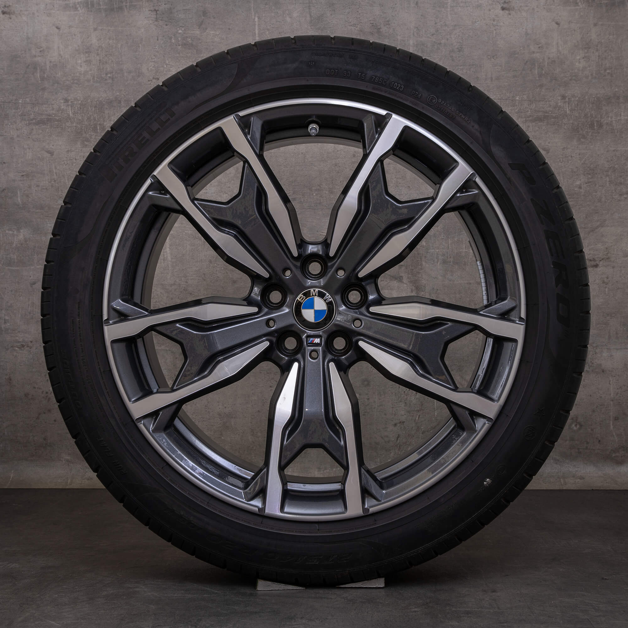 Alkuperäiset BMW X3 X4 vanteet 20 tuuman G01 G02 kesäpyörät styling 787 M 8073791 8073792 orbit harmaa Kiillotettu UUTUUS