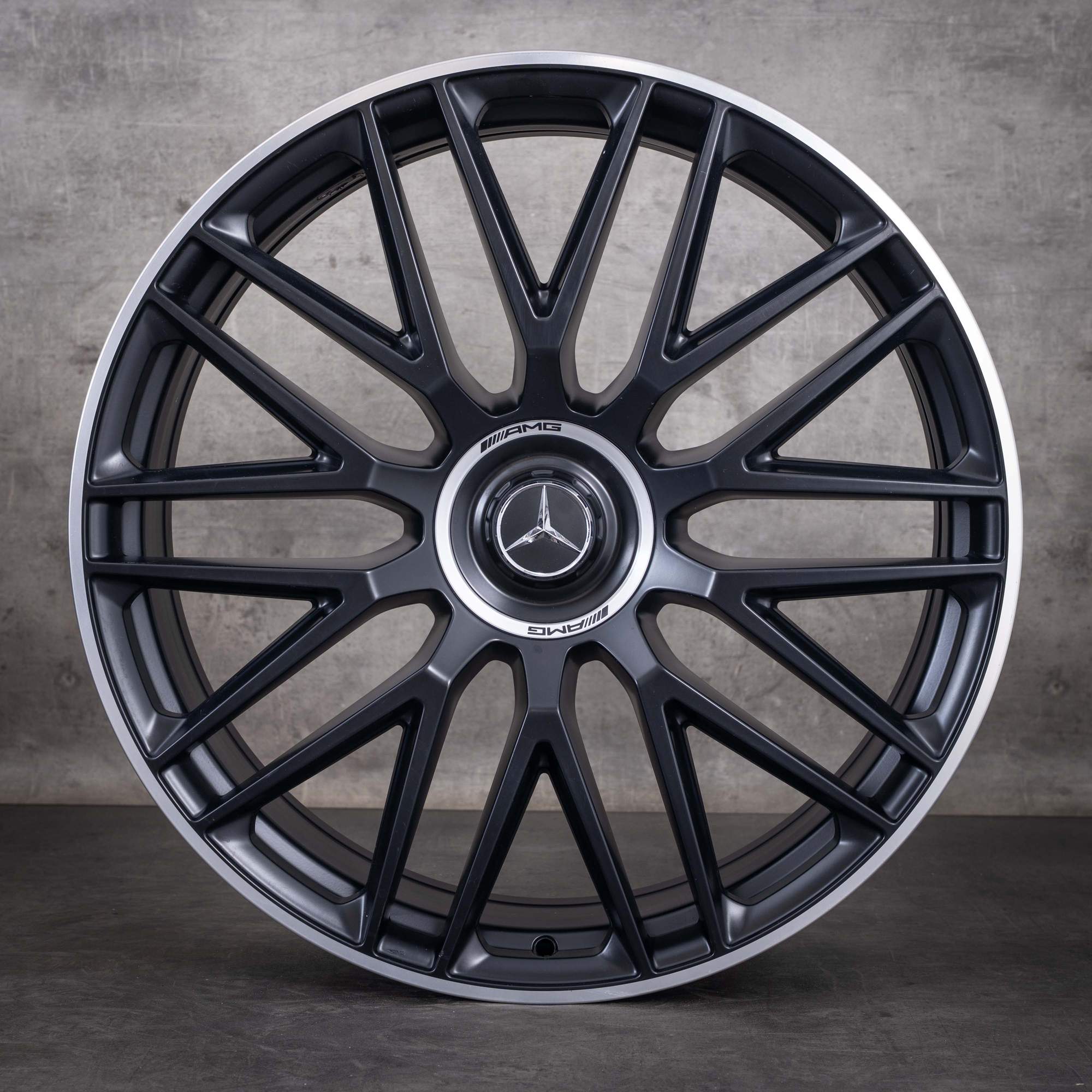 Originale Mercedes-Benz GLS 63 AMG-fælge 23 tommer SUV X167 4Matic A1674018500 A1674018600 sort mat diamond cut