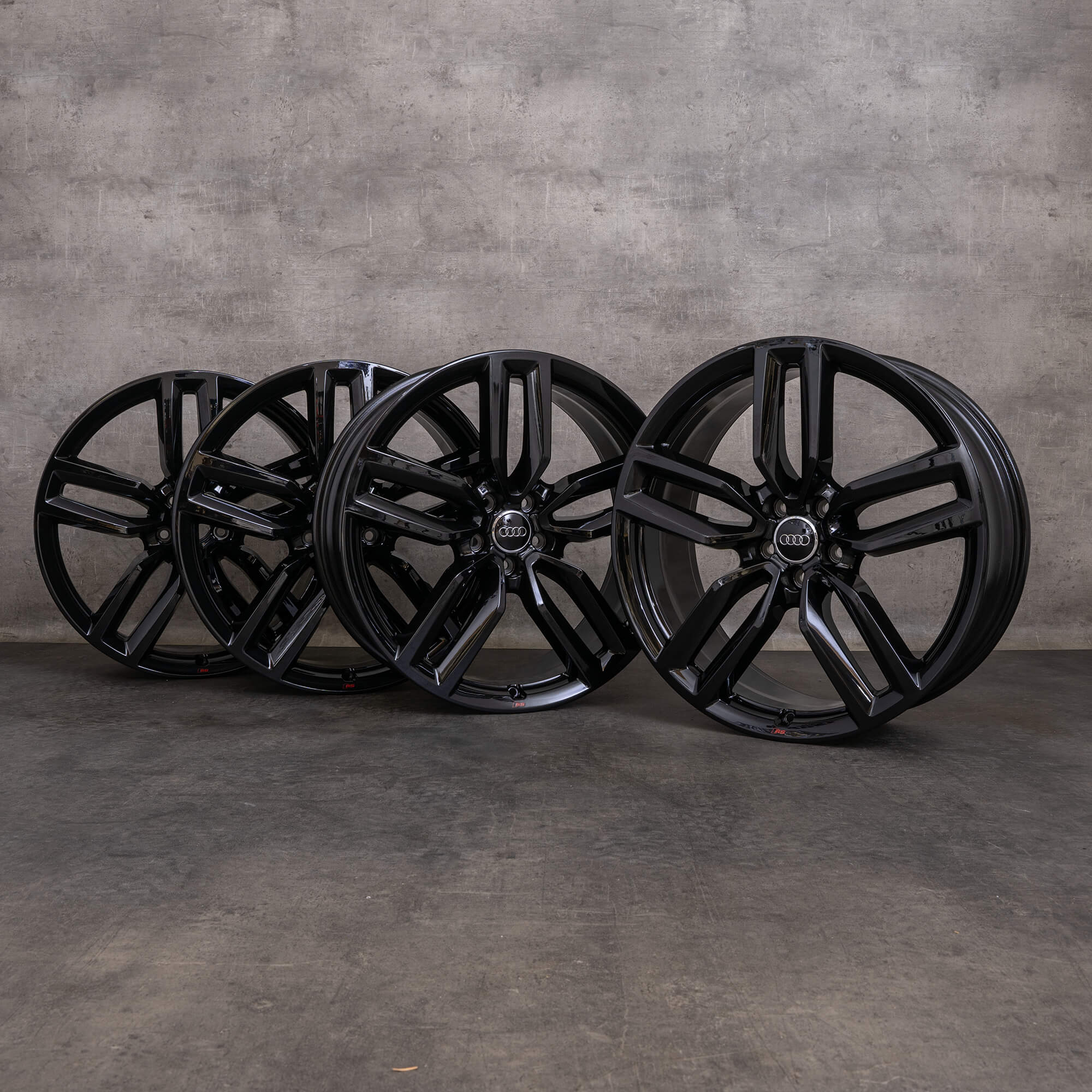Originali Audi Q5 SQ5 cerchi auto 21 pollici 8R 8R0601025CP nero lucido