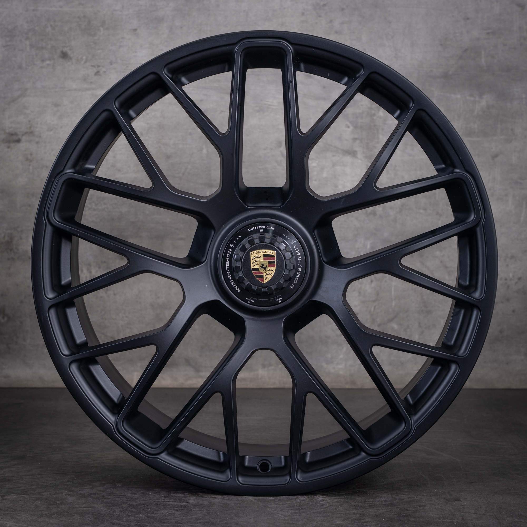 Llantas originales Porsche 911 de 20 pulgadas para los modelos 991 I & II GT3 99136216234 99136216634 en negro mate
