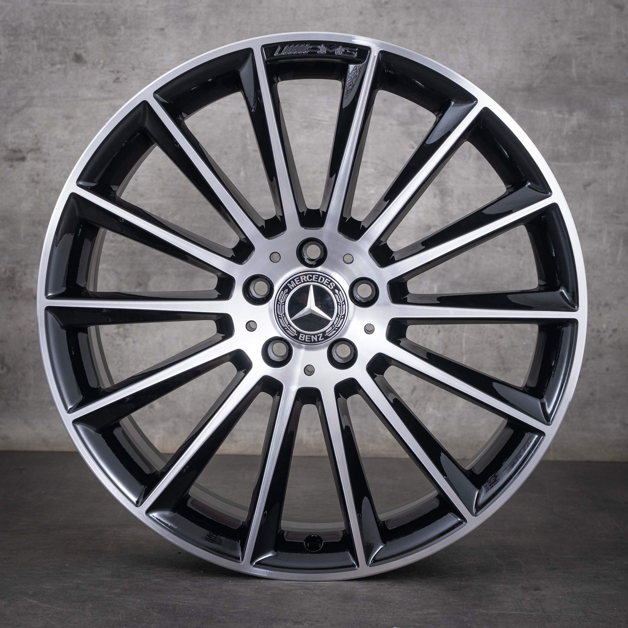 Original Mercedes Benz E-Klasse AMG Felgen 20 Zoll W213 S213 C238 A238 A2134012200 A2134012300 schwarz glanzgedreht NEU