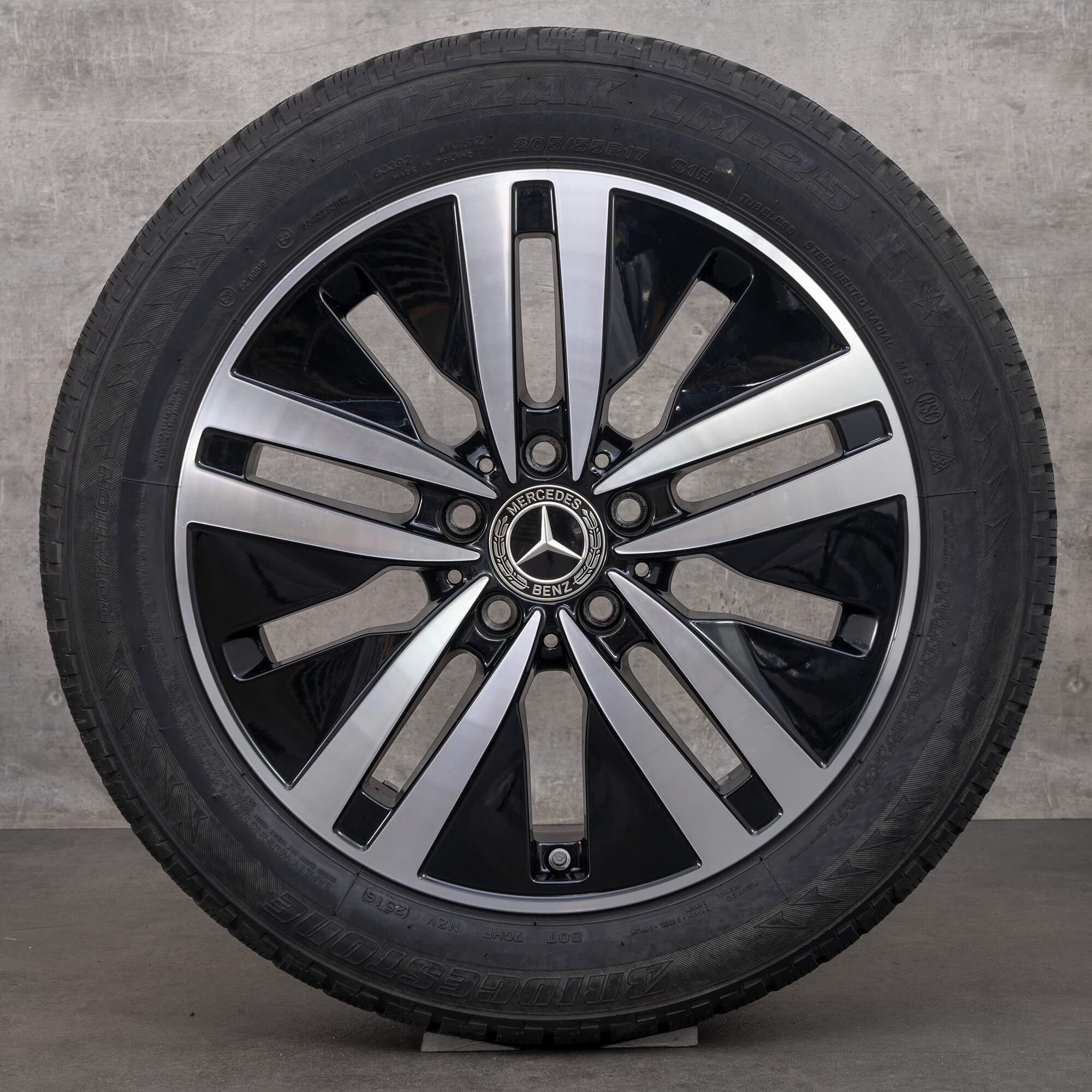 Mercedes 17 Zoll Felgen A-Klasse W177 V177 CLA W118 Winterreifen Winterräder