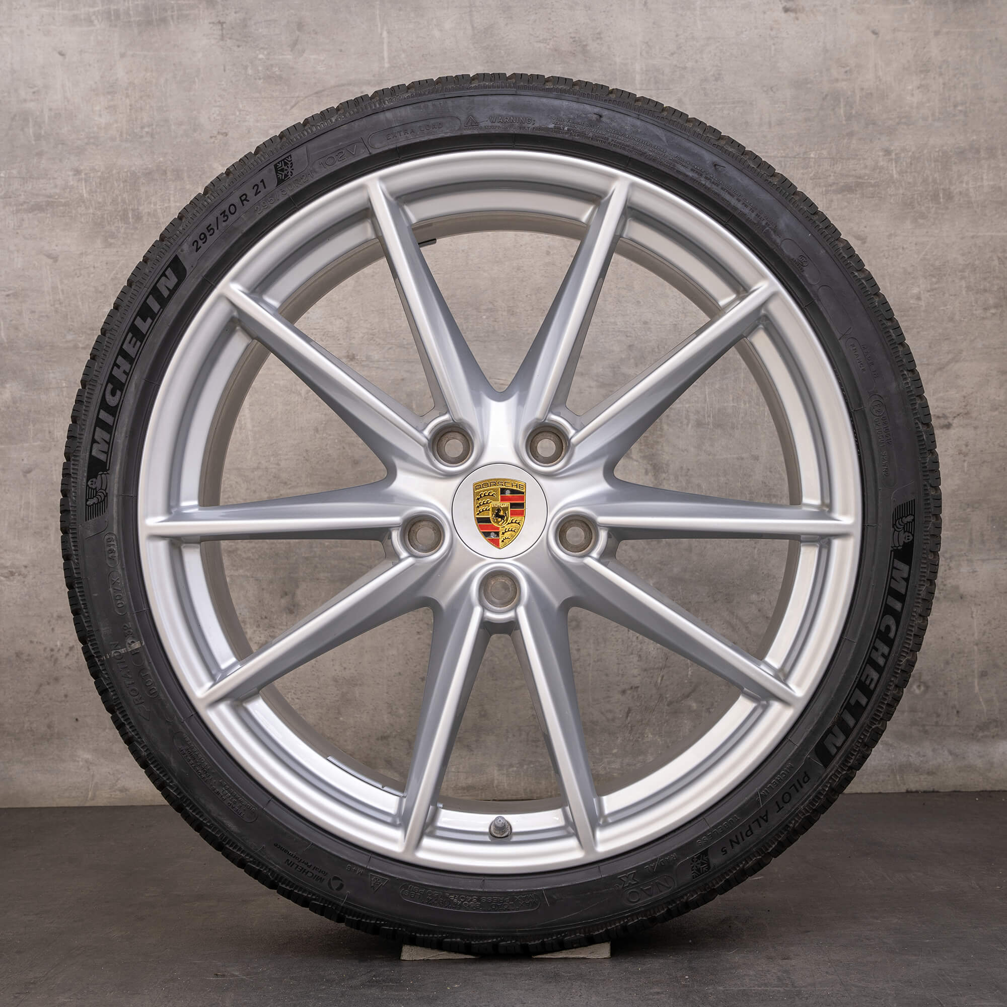 Original Porsche 911 Winterräder 20 21 Zoll 992 I Felgen 992601025C 992601025E Carrera S Rad silber glanz