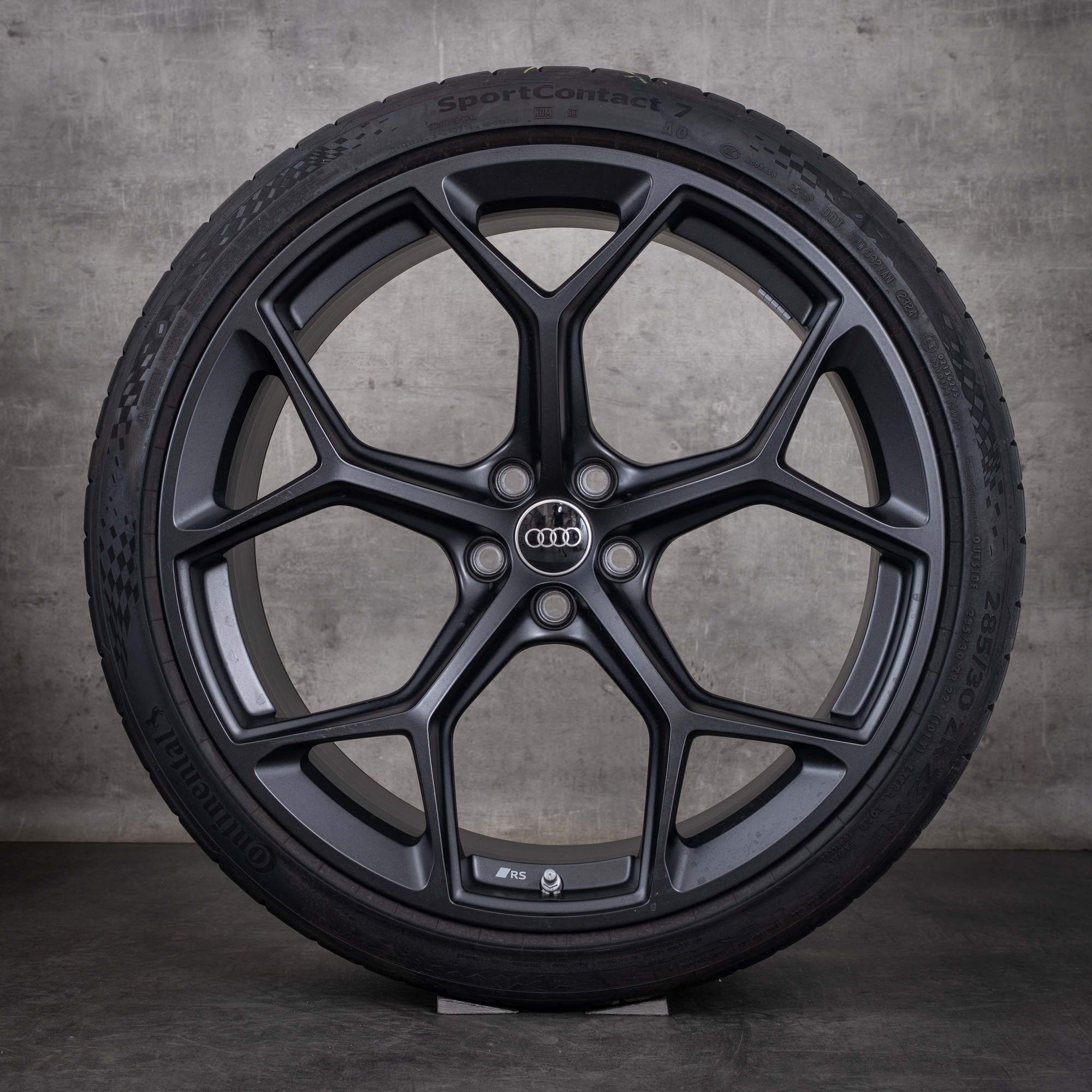 Alkuperäiset Audi RS6 RS7 -vanteet 22 tuumaa 4K C8 Performance -kesäpyörät 4K0601025CQ graniitti matta