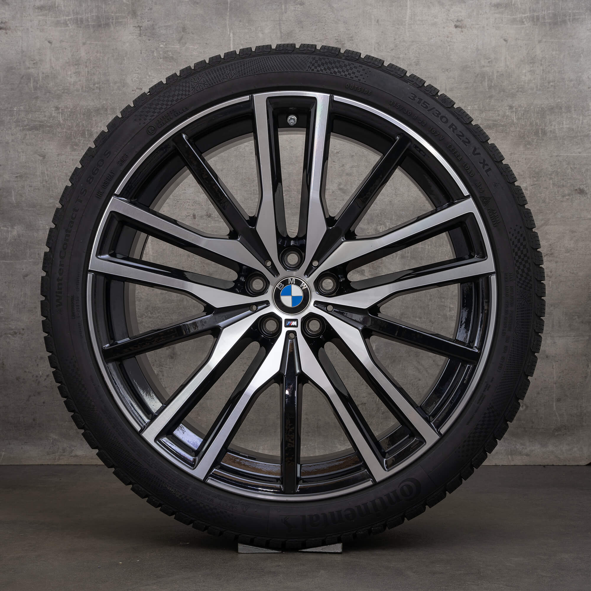 Original BMW X5 X6 jante de iarnă G05 G06 8090013 8090014 jet