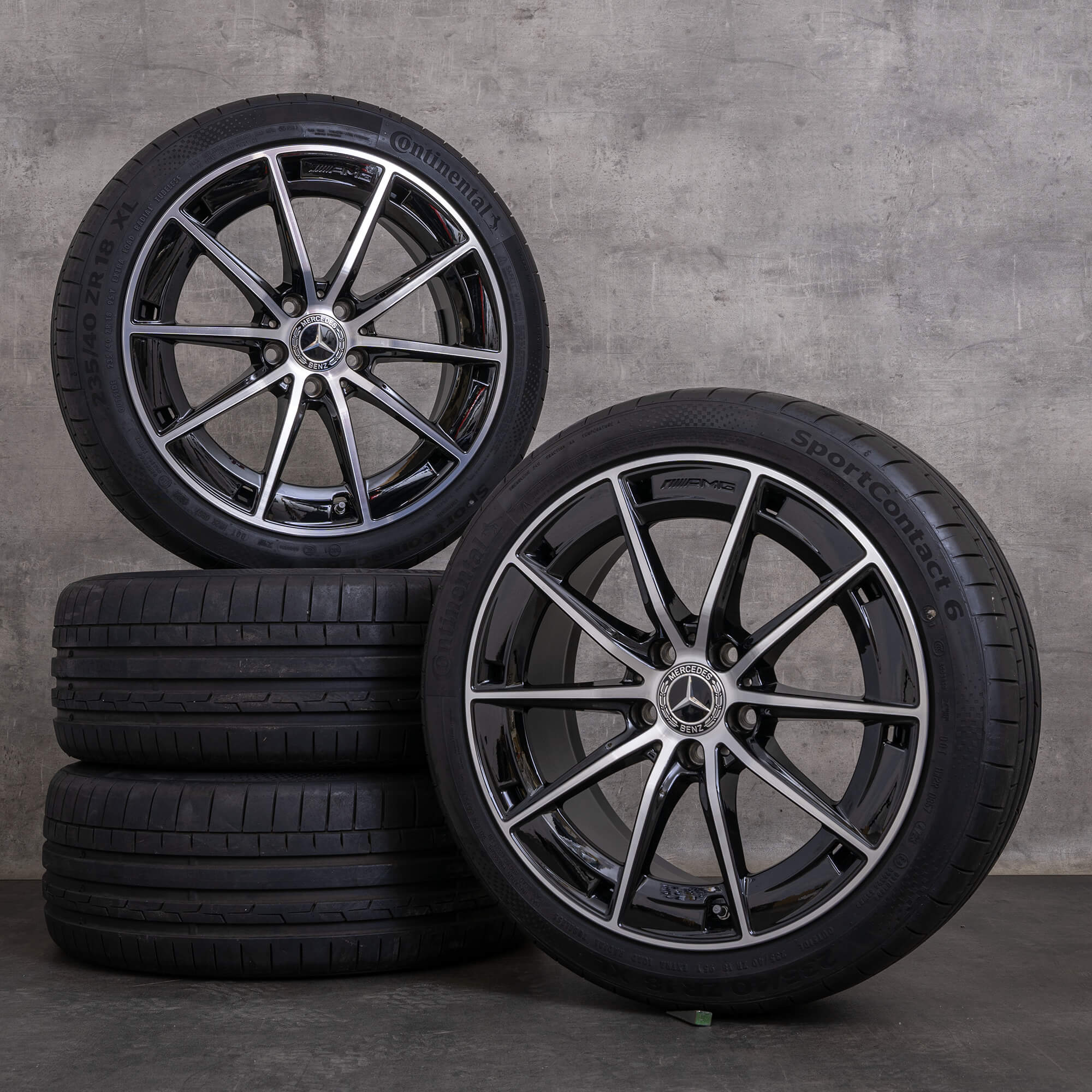 OEM Mercedes Benz CLA 35 AMG rims 18 inch C118 summer wheels ...