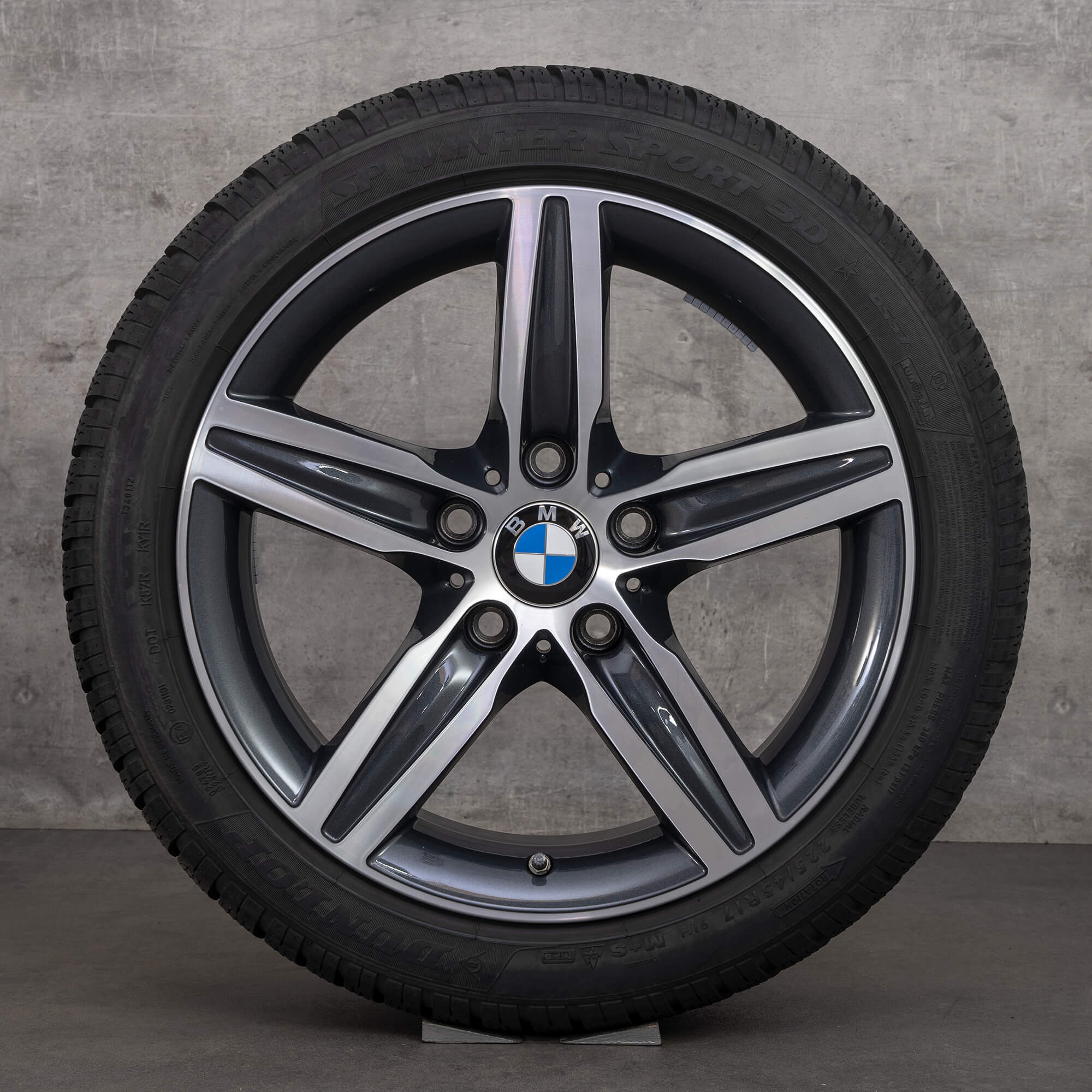 BMW 1er F20 F21 2er F22 F23 17 cali felgi aluminiowe opony zimowe Stylizacja 379