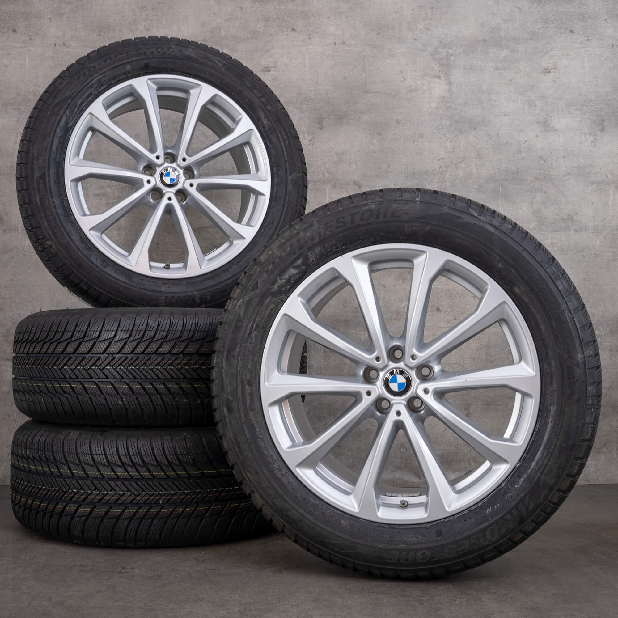 Jantes BMW 20 pouces X7 G07 jantes alloy style 750 pneus hiver roues 6880688